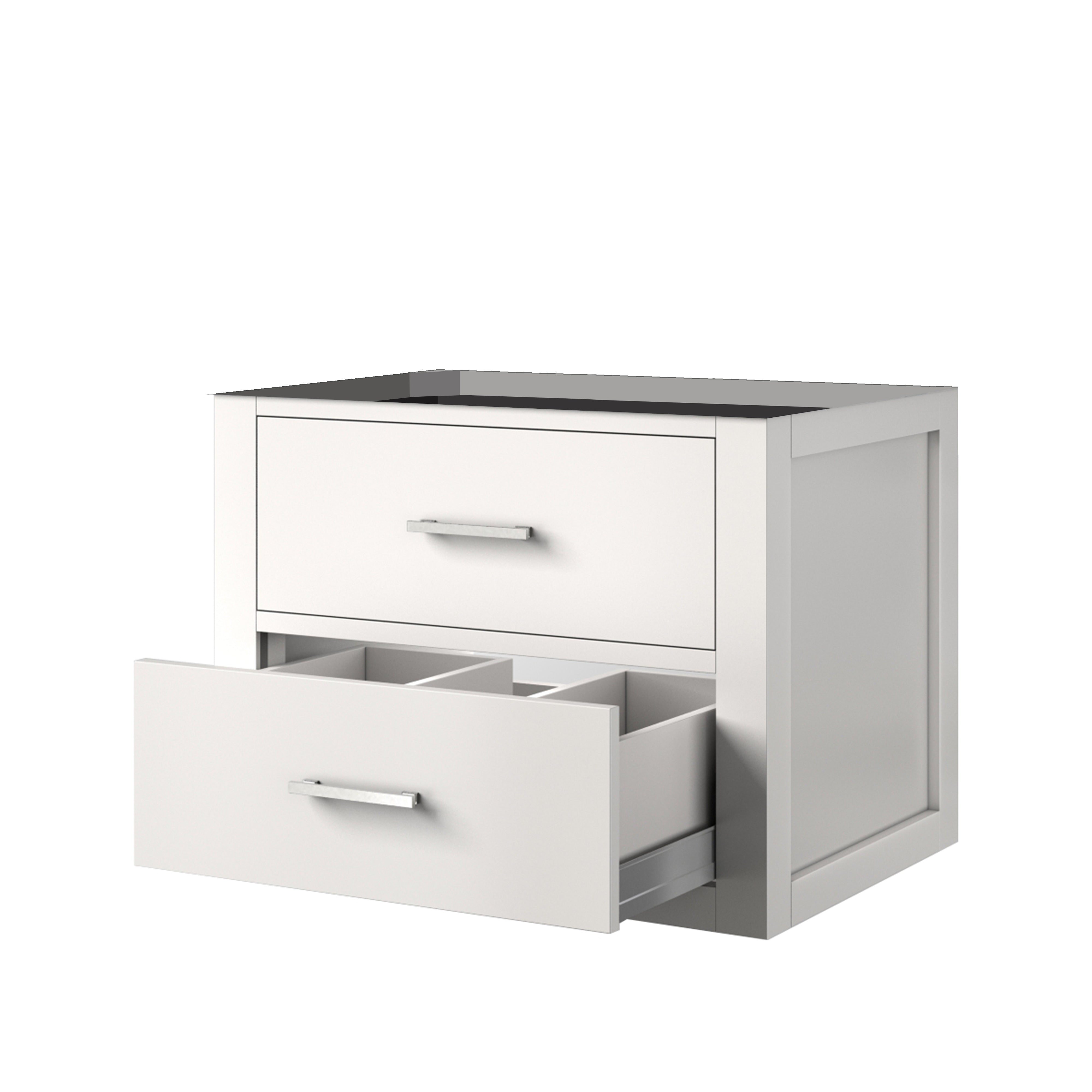 Castor 24 in W x 18 in D White Single Bath Vanity