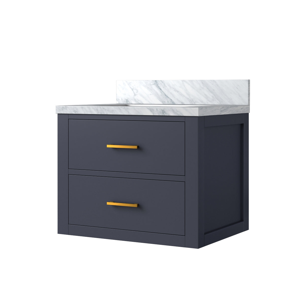 Castor 24 in W x 18 in D Blue Single Bath Vanity