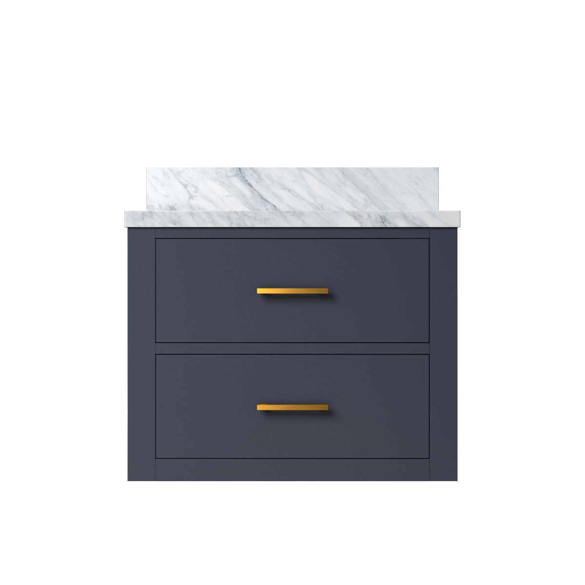 Castor 24 in W x 18 in D Blue Single Bath Vanity