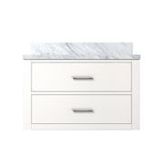 Castor 30 in W x 22 in D White Double Bath Vanity