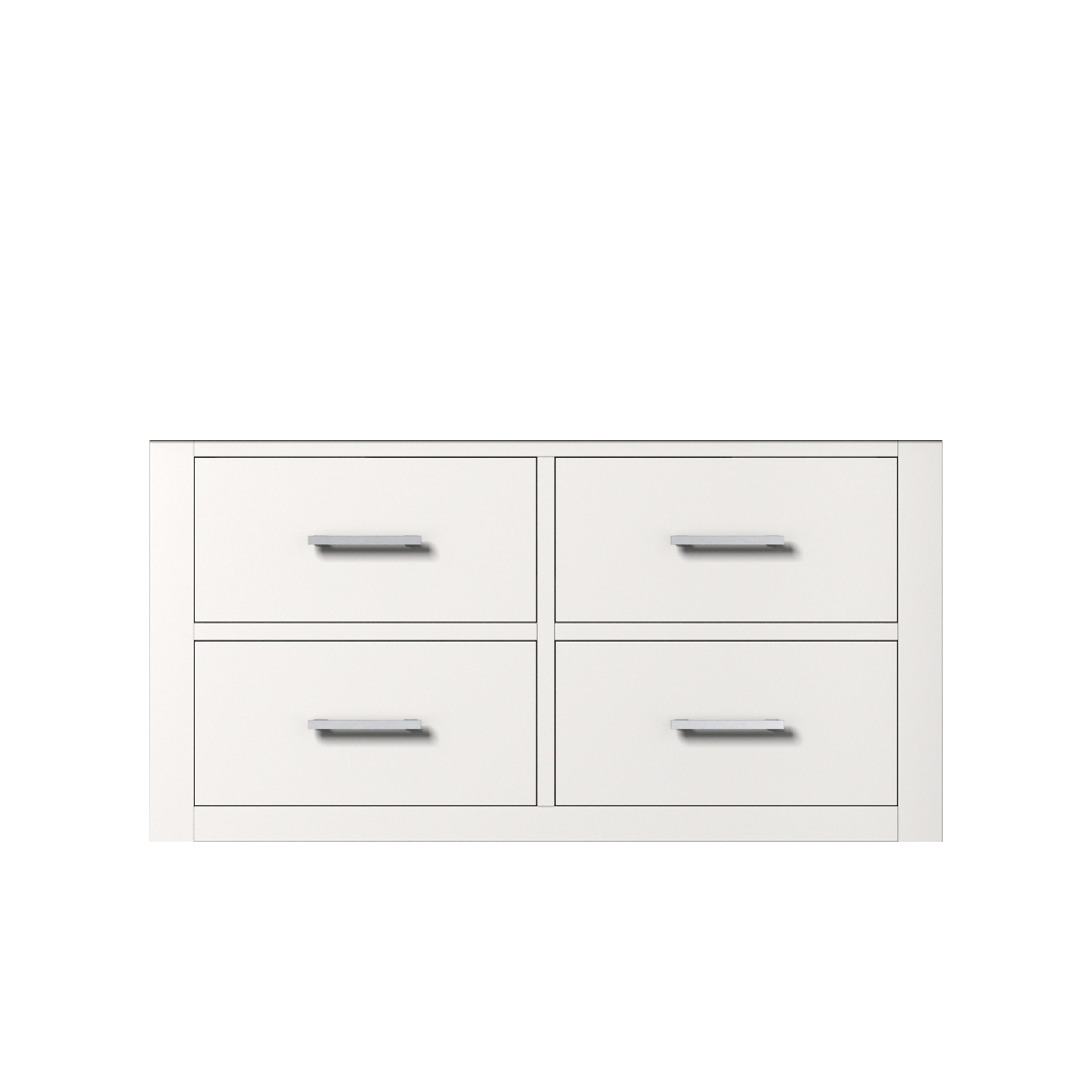 Castor 36 in W x 22 in D White Single Bath Vanity