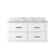 Castor 36 in W x 22 in D White Double Bath Vanity
