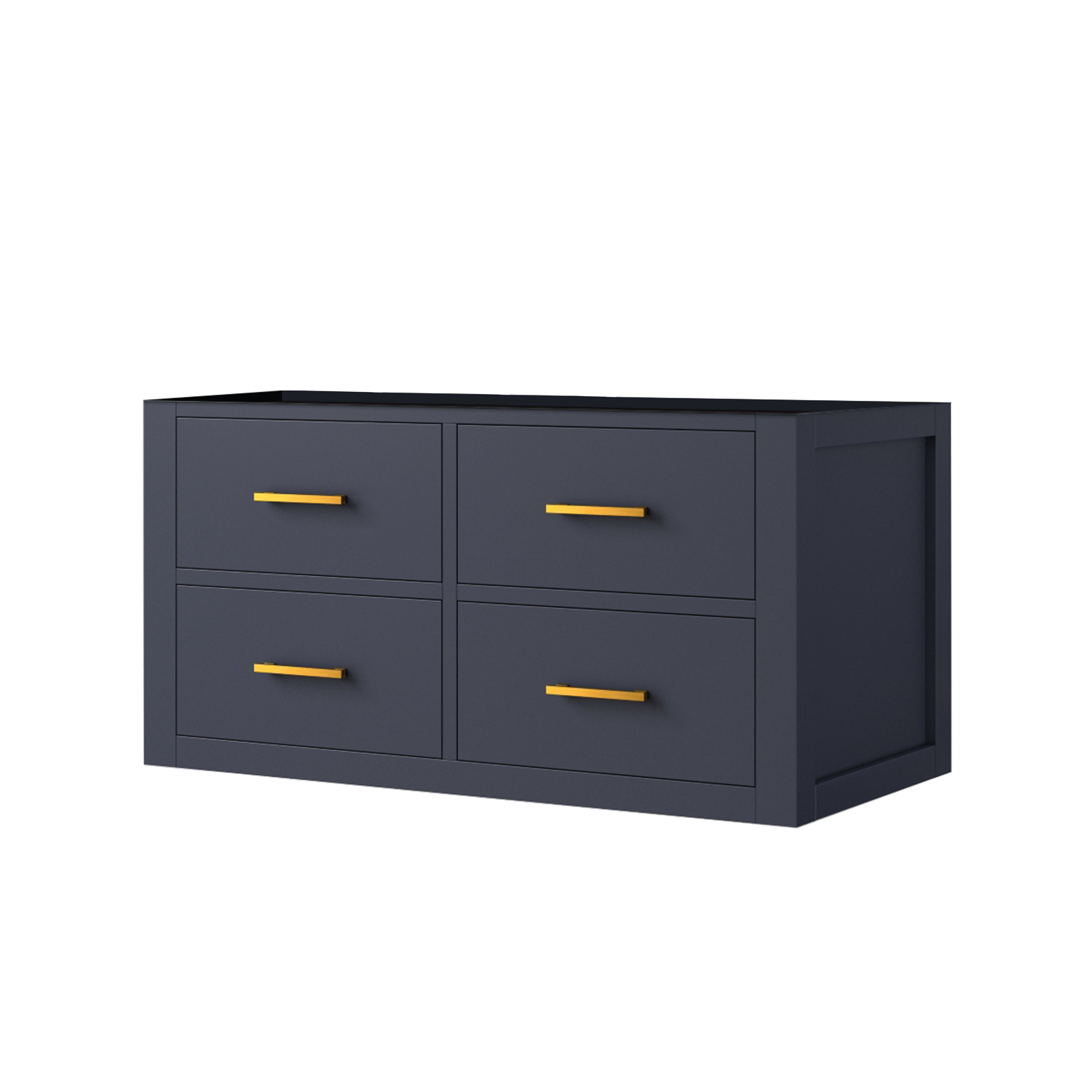 Castor 36 in W x 22 in D Blue Single Bath Vanity