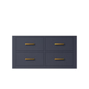 Castor 36 in W x 22 in D Blue Single Bath Vanity
