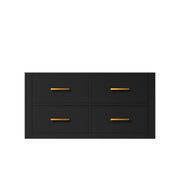 Castor 36 in W x 22 in D Black Single Bath Vanity