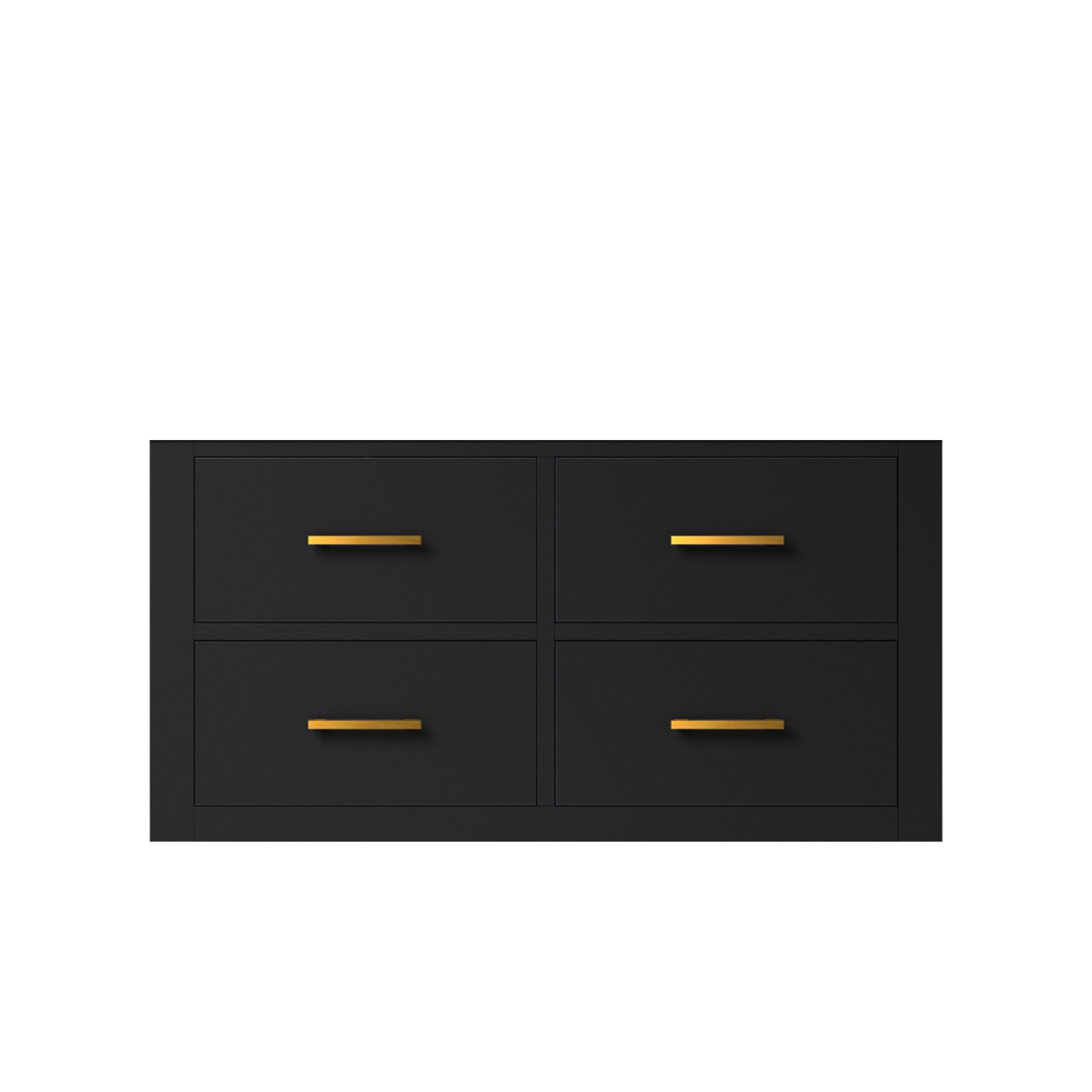 Castor 36 in W x 22 in D Black Single Bath Vanity