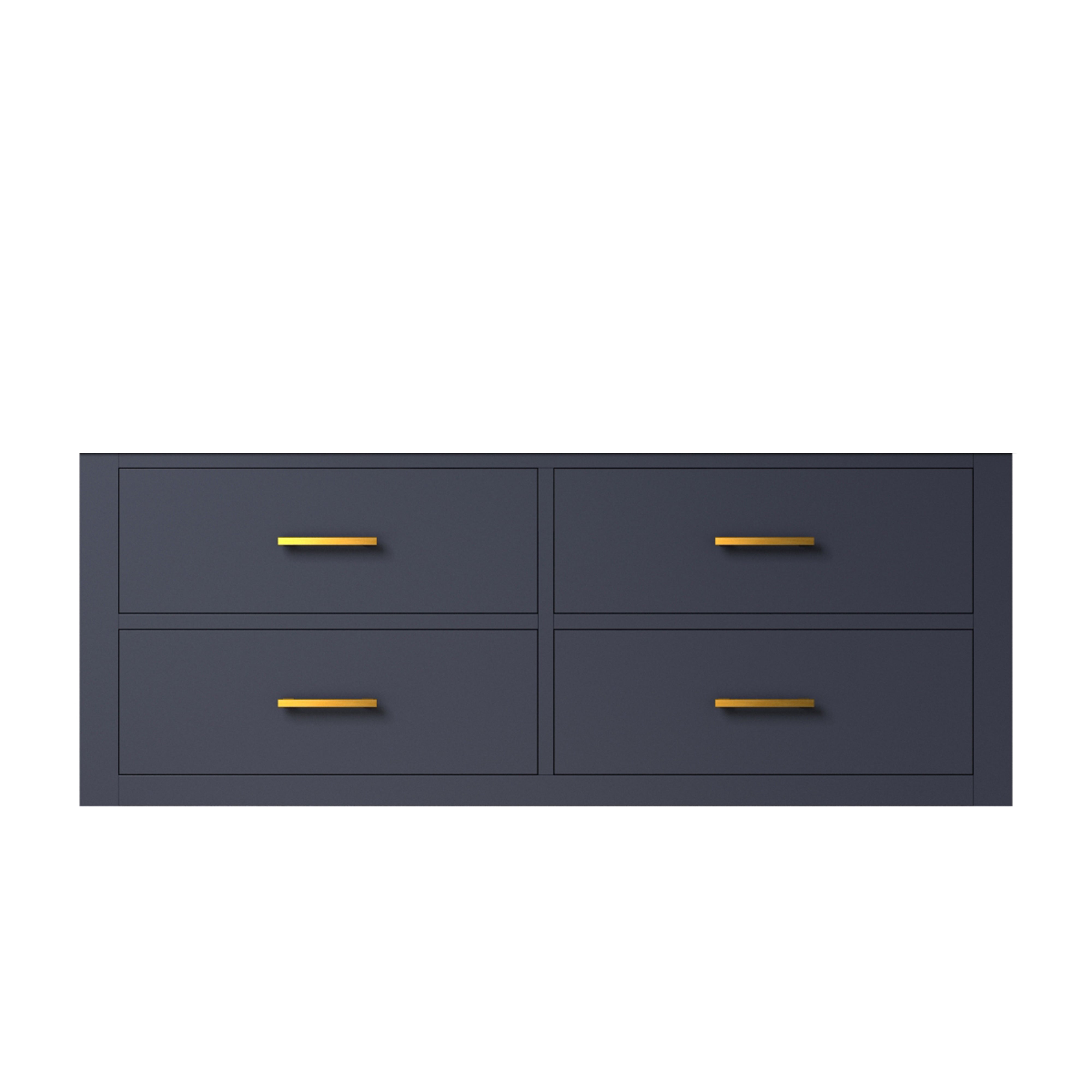 Castor 48 in W x 22 in D Blue Single Bath Vanity
