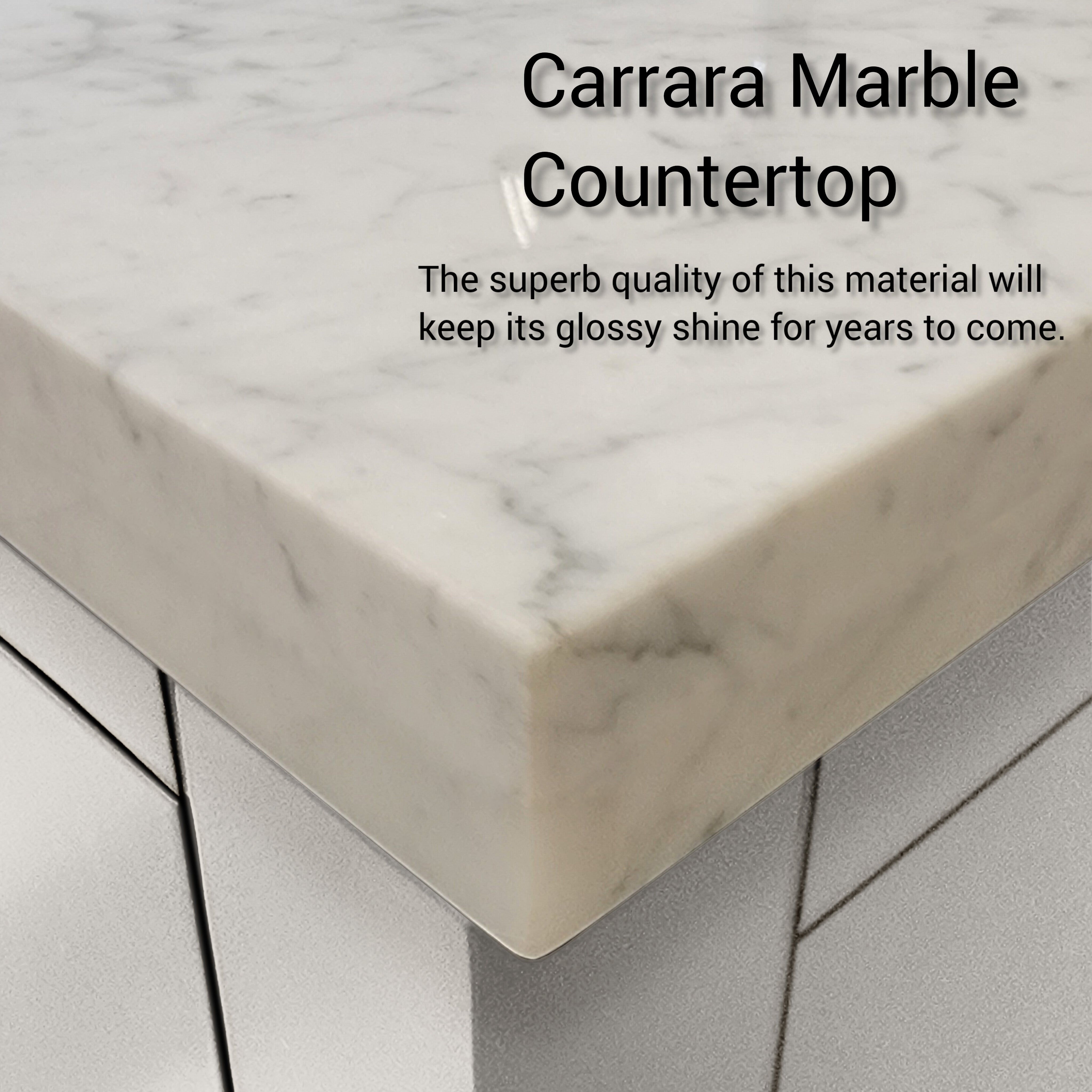 Castor 72 in W x 22 in D White Double Bath Vanity