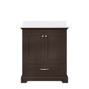 Dukes 30 in. W x 22 in. D Espresso Single Bath Vanity and Cultured Marble Top
