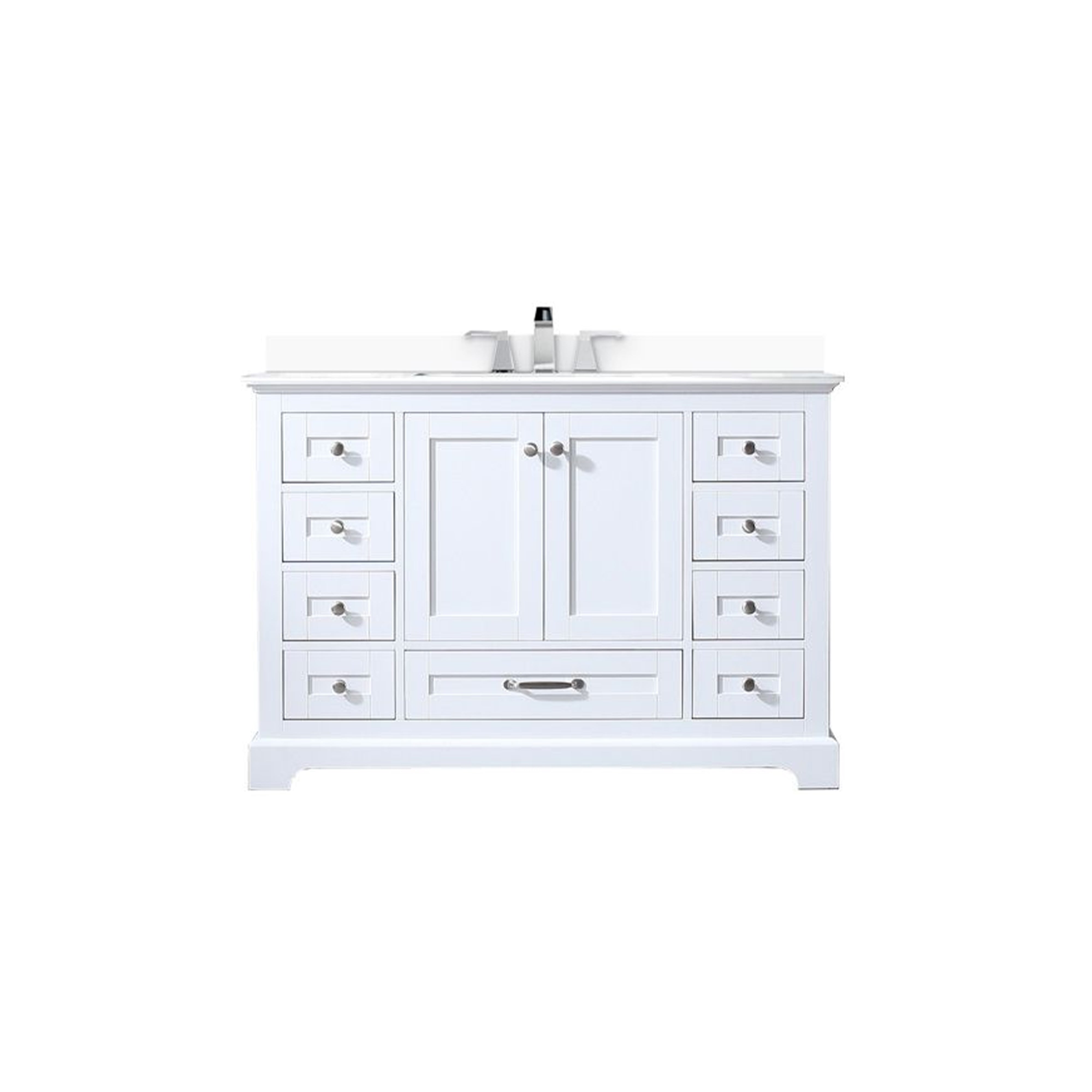 Dukes 48 in. W x 22 in. D White Single Bath Vanity
