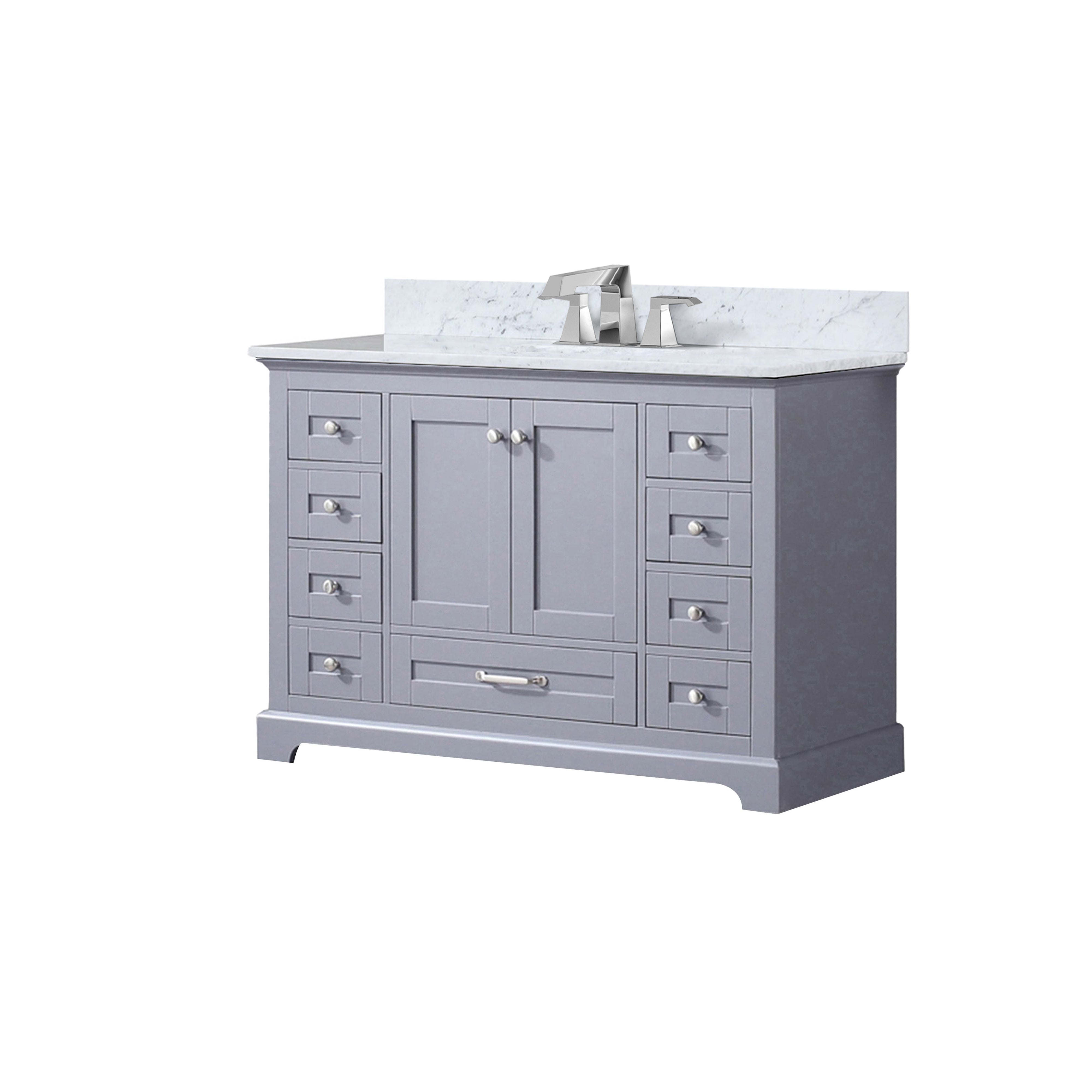 Dukes 48 in. W x 22 in. D Dark Grey Single Bath Vanity