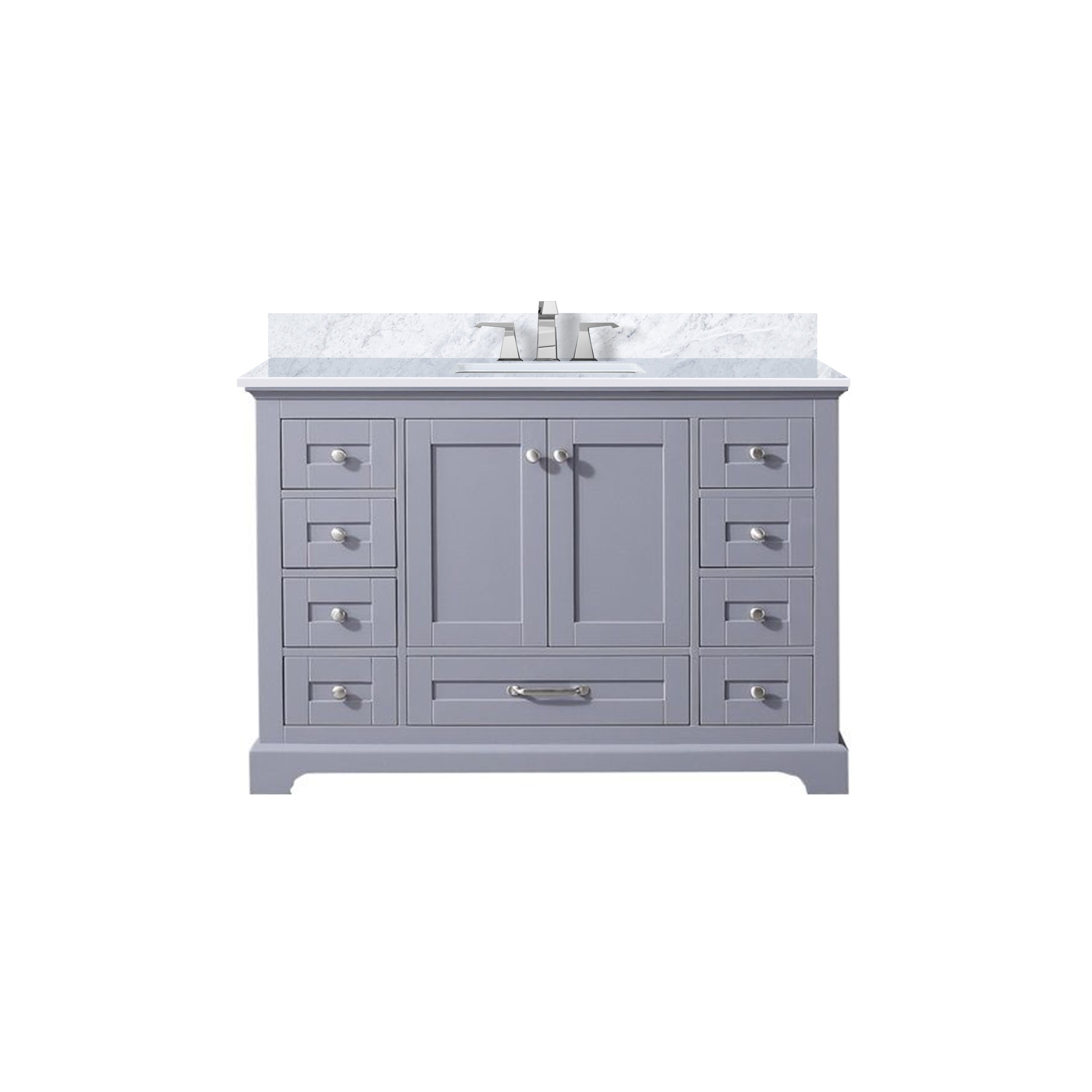 Dukes 48 in. W x 22 in. D Dark Grey Single Bath Vanity