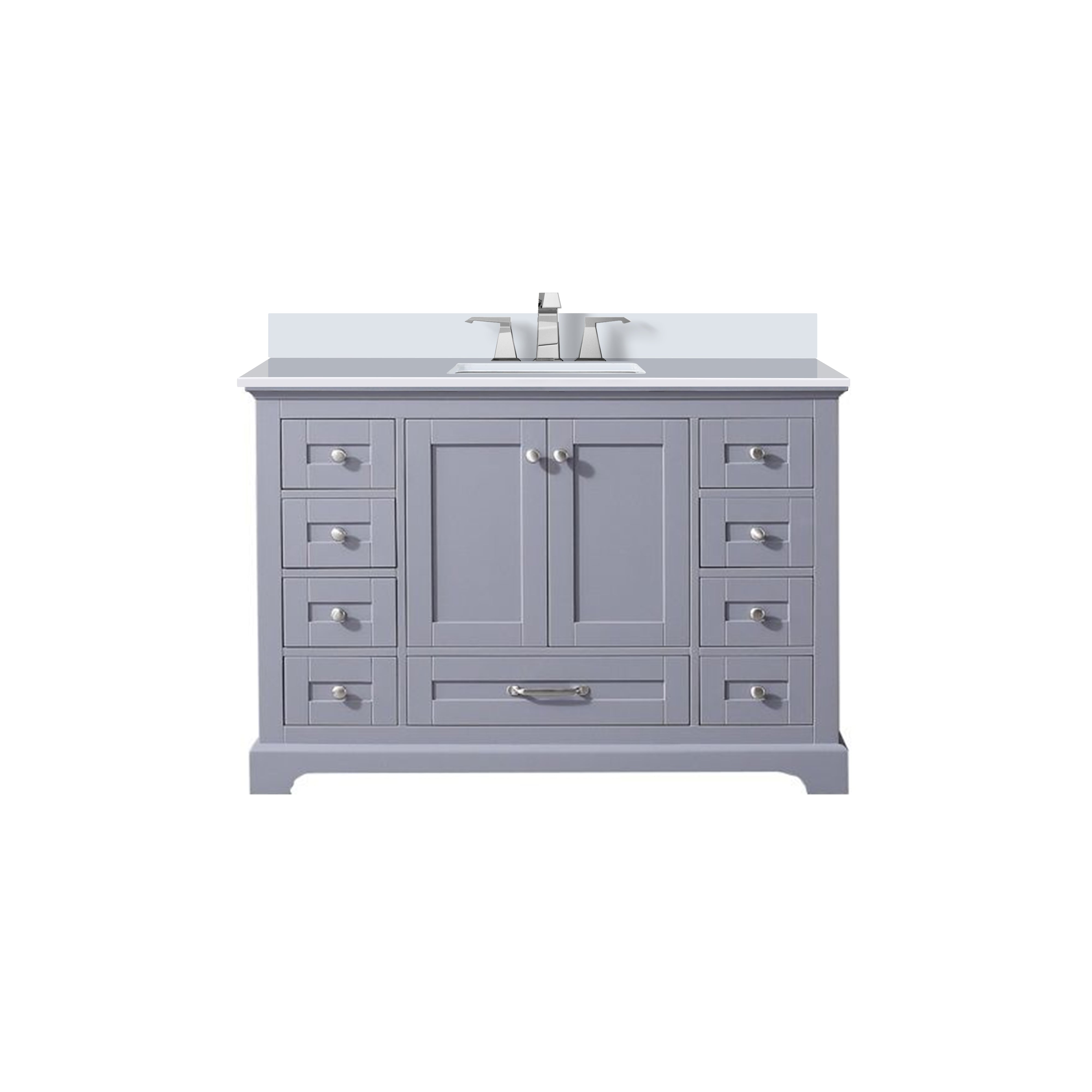 Dukes 48 in. W x 22 in. D Dark Grey Single Bath Vanity