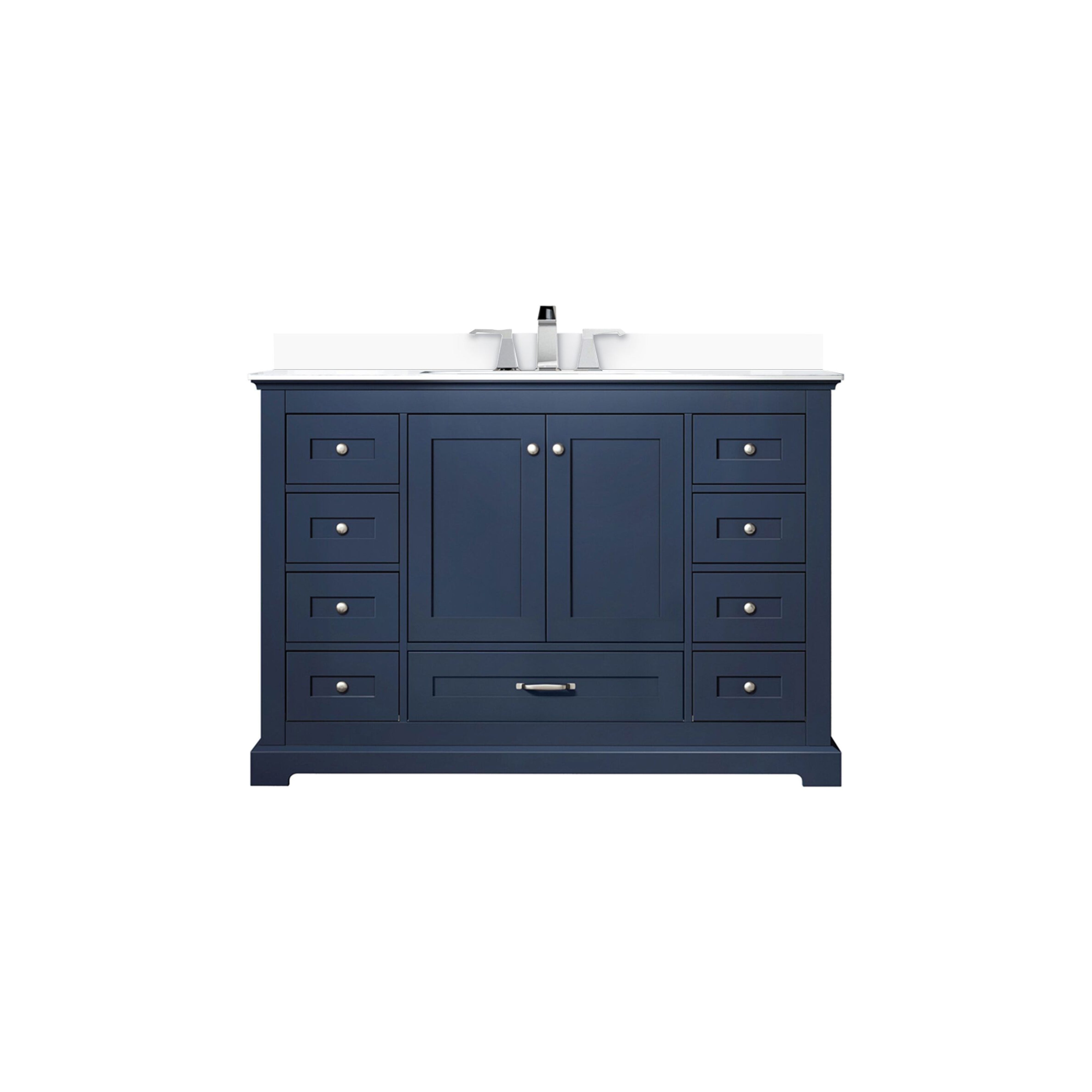 Dukes 48 in. W x 22 in. D Navy Blue Single Bath Vanity