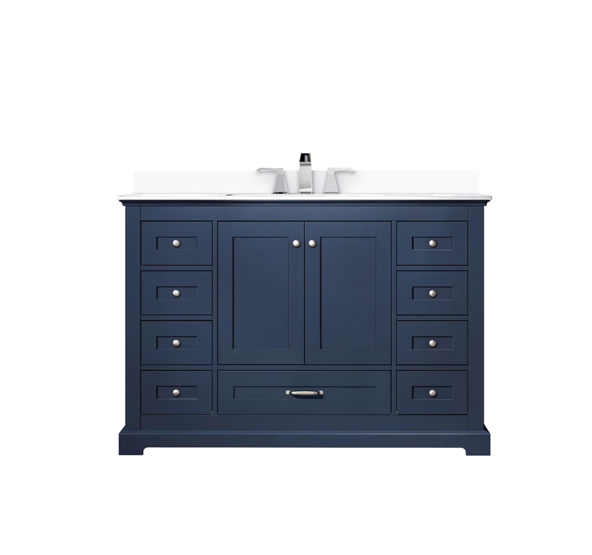 Dukes 48 in. W x 22 in. D Navy Blue Single Bath Vanity