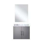 Geneva 24 in W x  in D Dark Grey Single Bath Vanity