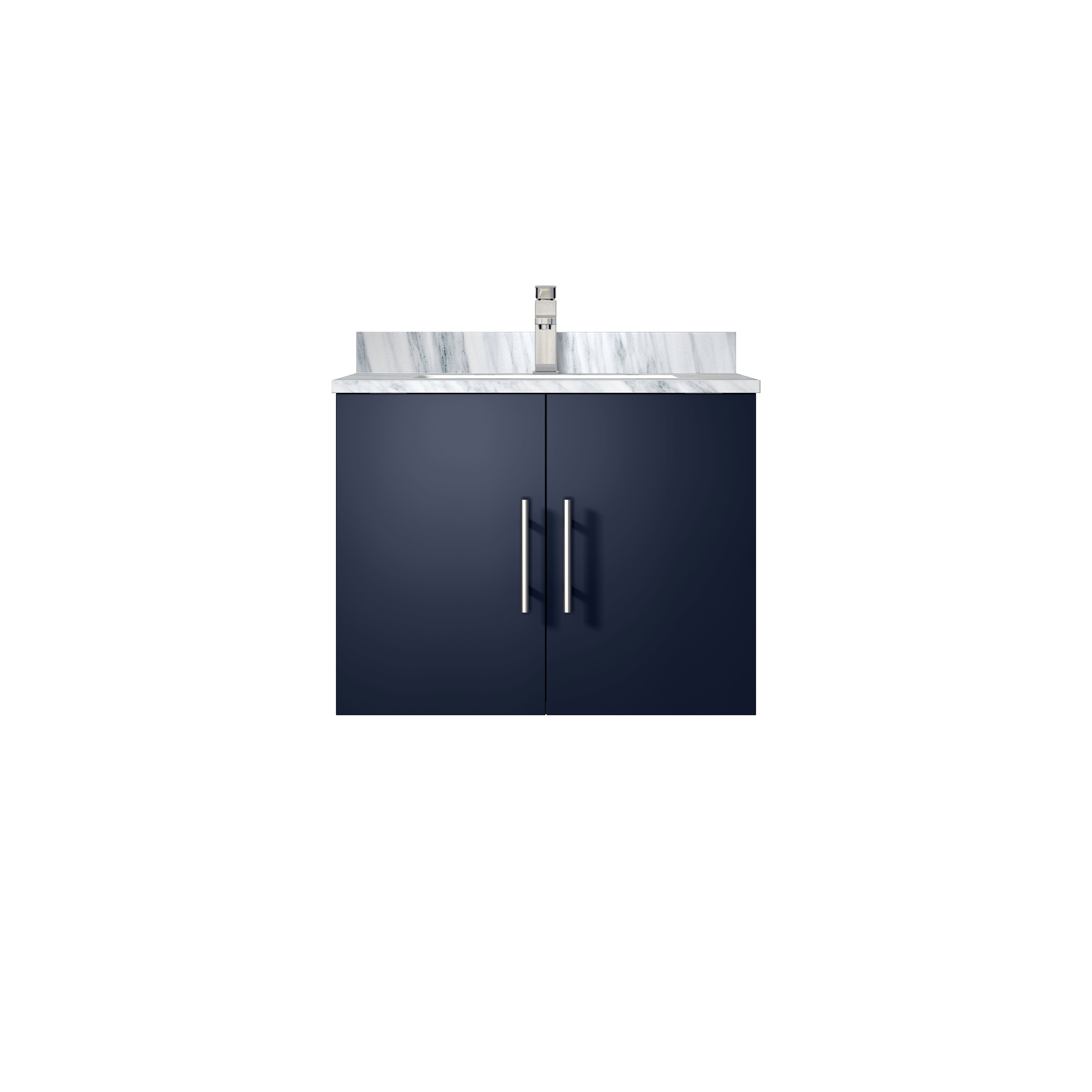 Geneva 24 in. W x 22 in. D Navy Blue Bath Vanity