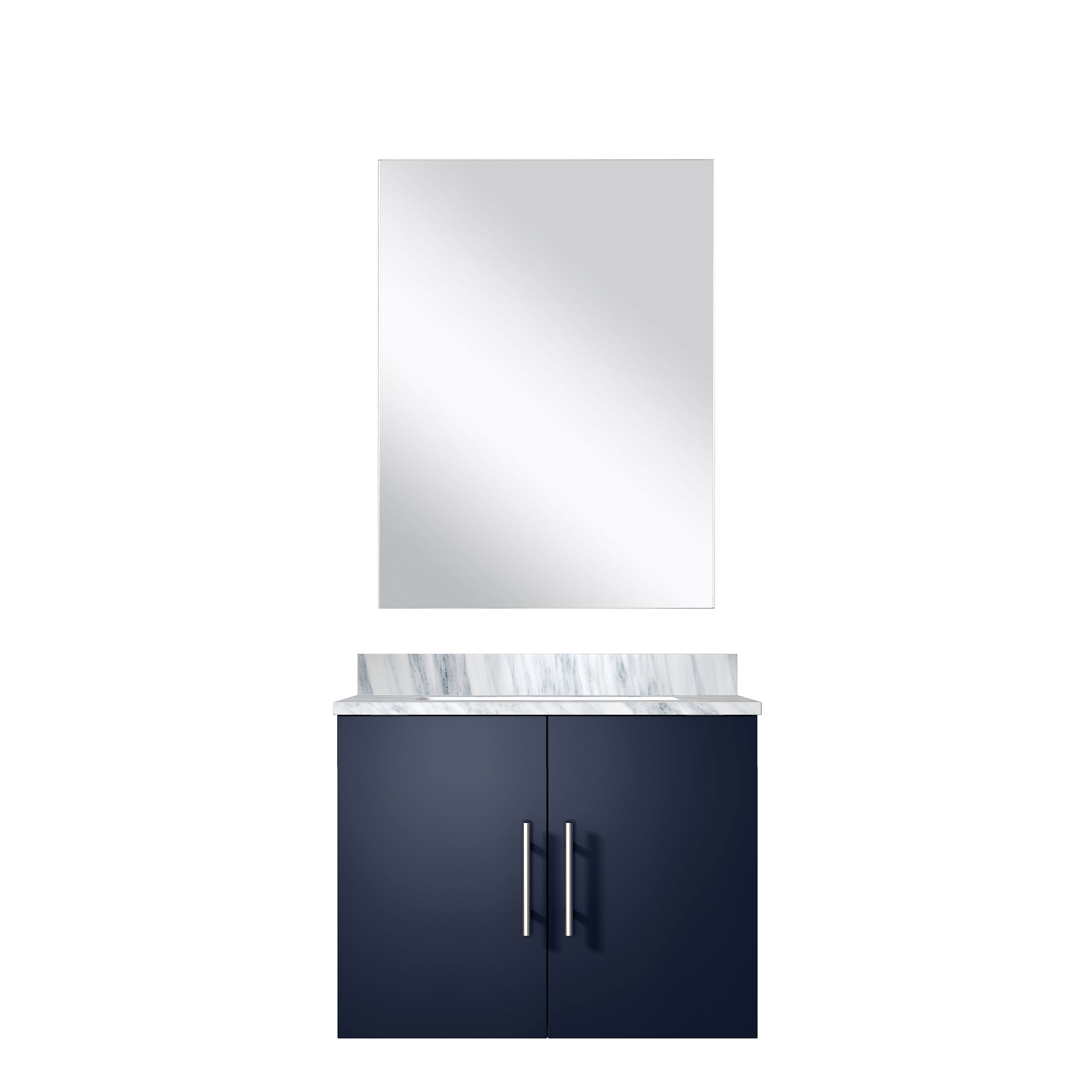 Geneva 24 in W x  in D Navy Blue Single Bath Vanity