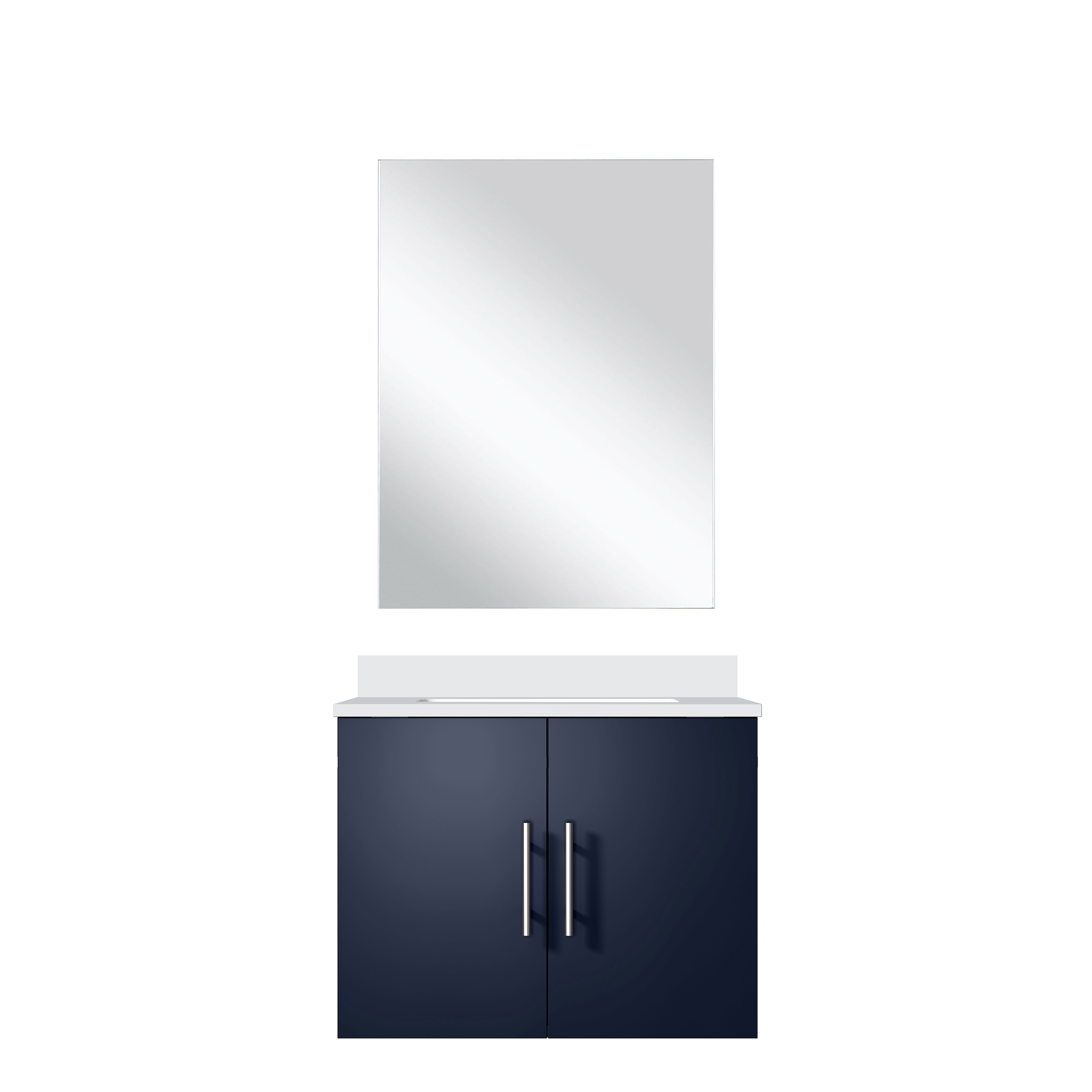 Geneva 24 in W x  in D Navy Blue Single Bath Vanity