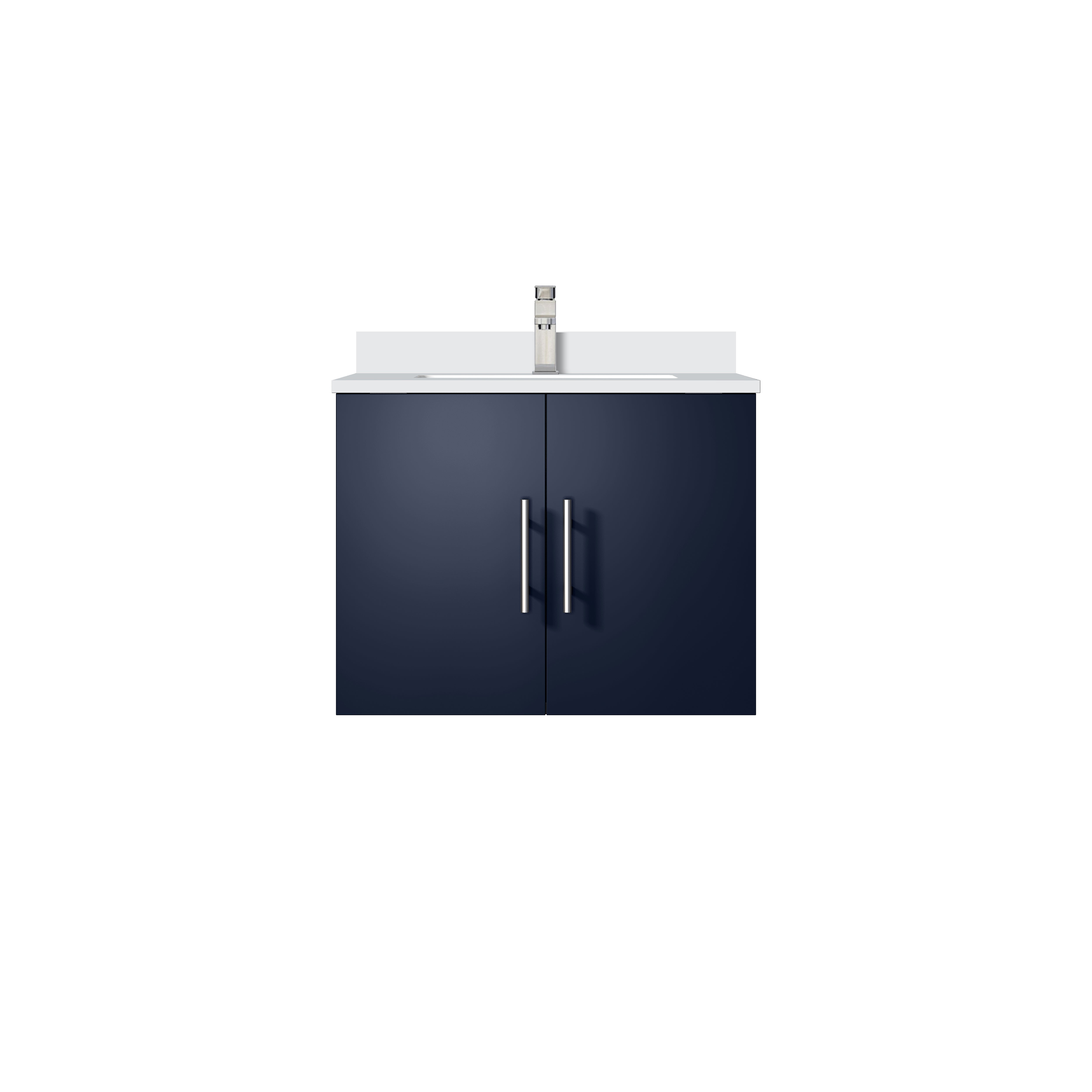 Geneva 24 in. W x 22 in. D Navy Blue Bath Vanity