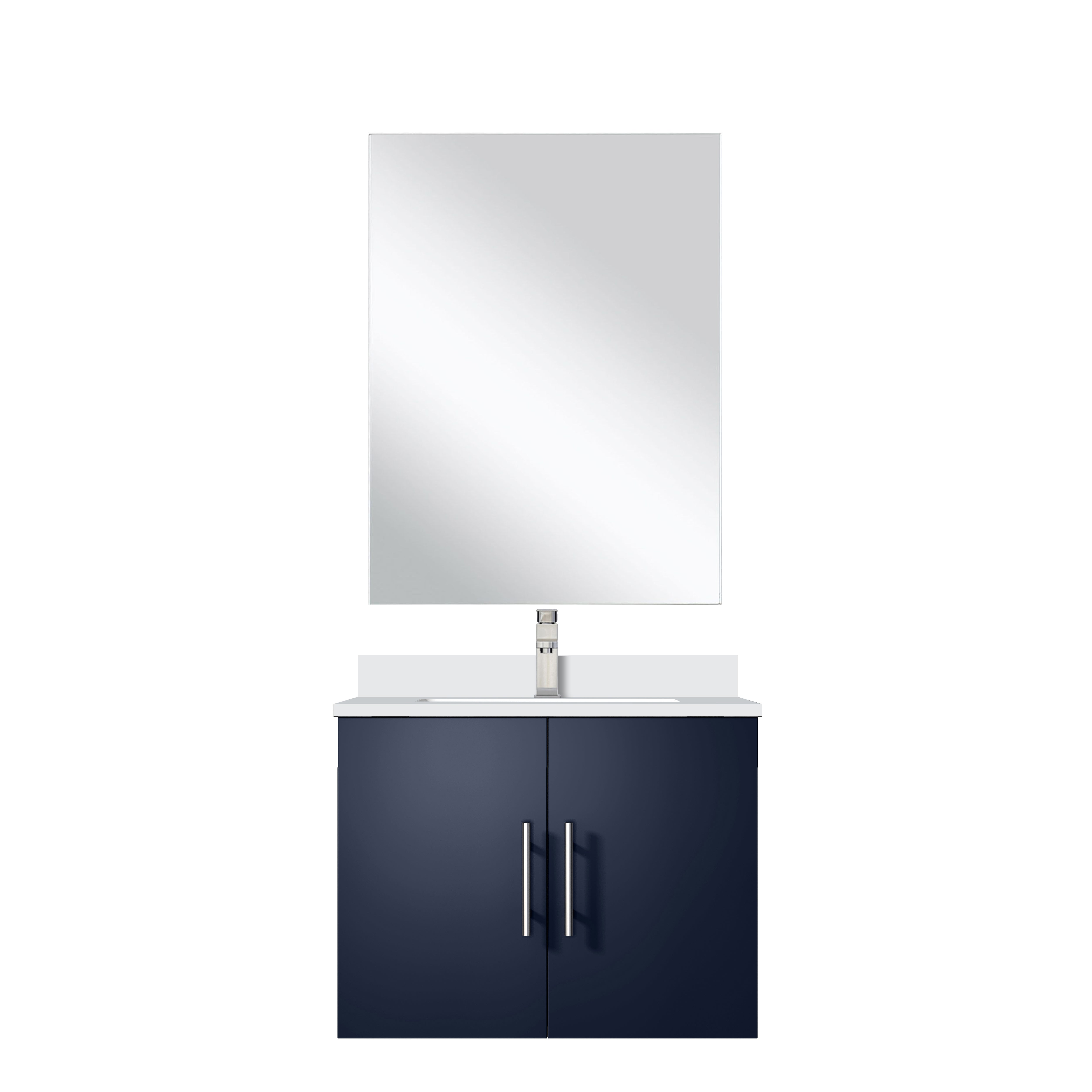 Geneva 24 in W x  in D Navy Blue Single Bath Vanity