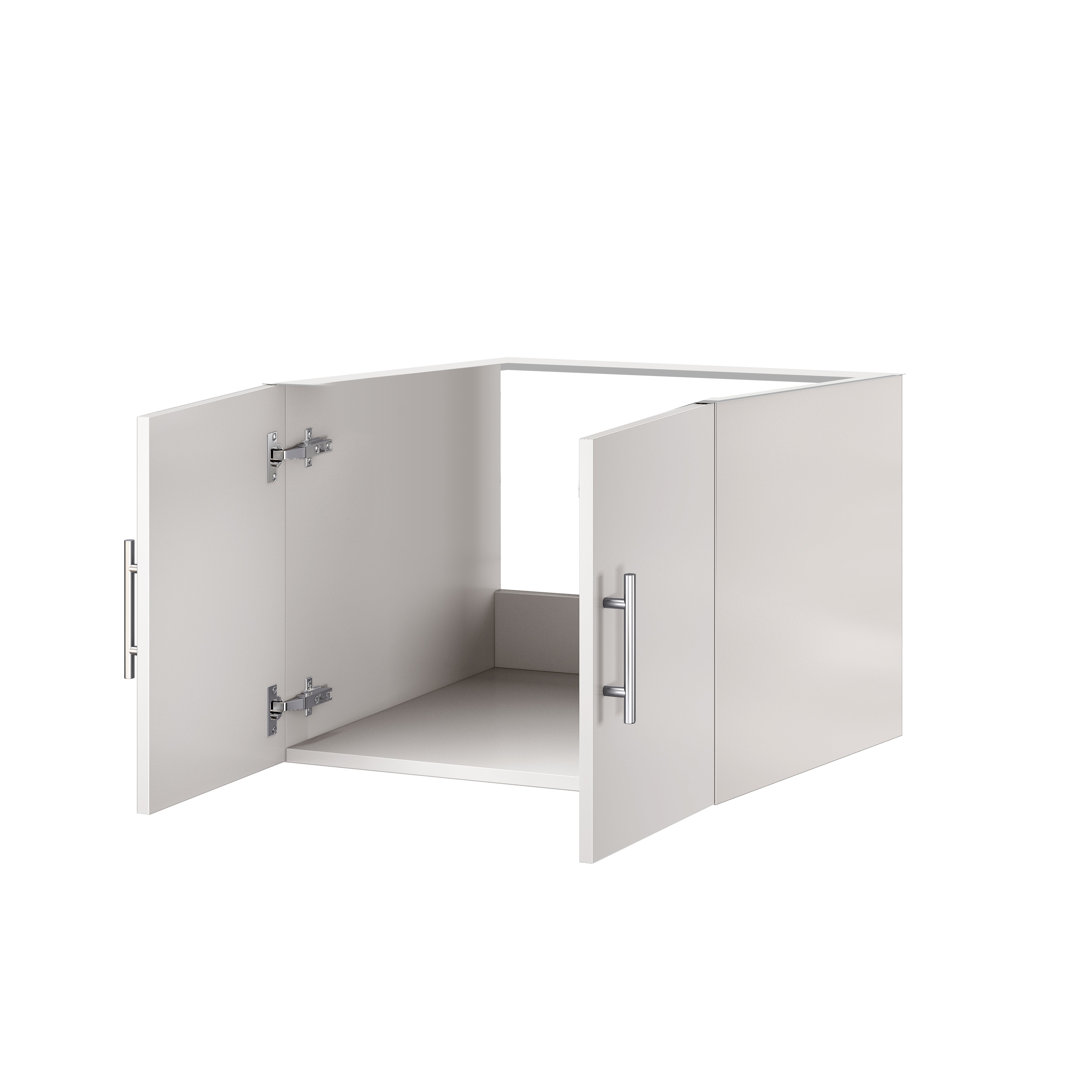 Geneva 24 in. W x 22 in. D Glossy White Bath Vanity