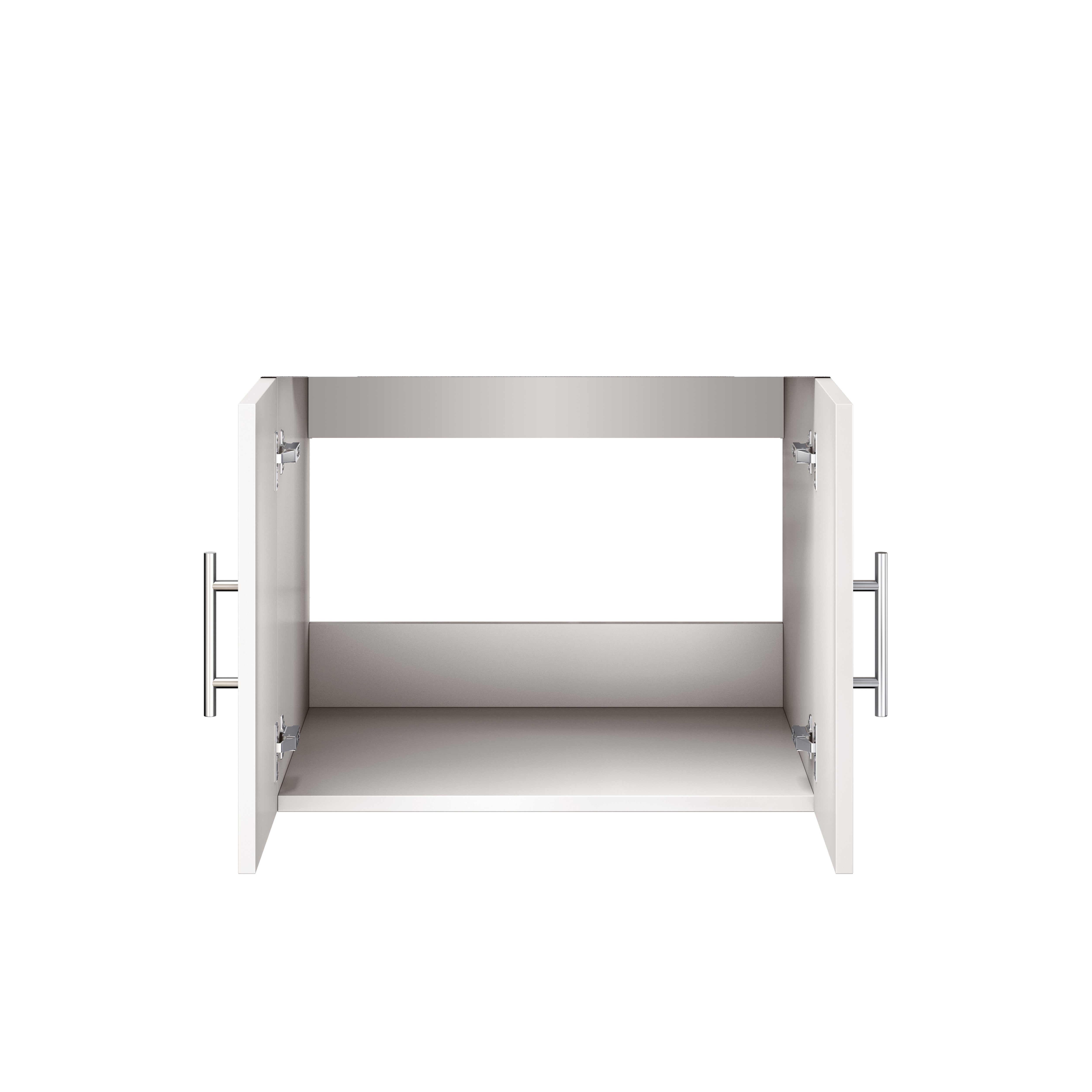 Geneva 24 in. W x 22 in. D Glossy White Bath Vanity