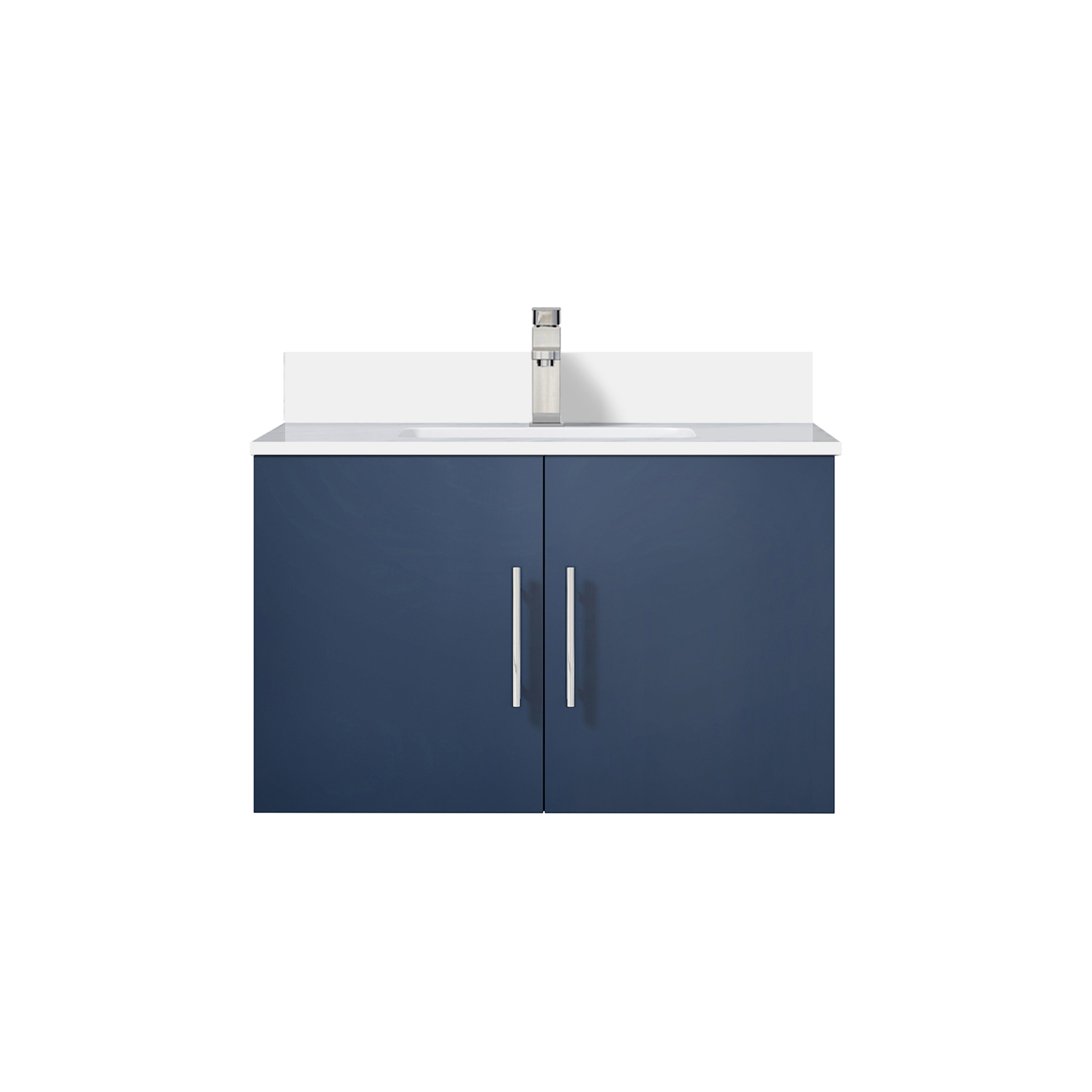 Geneva 30 in. W x 22 in. D Navy Blue Bath Vanity