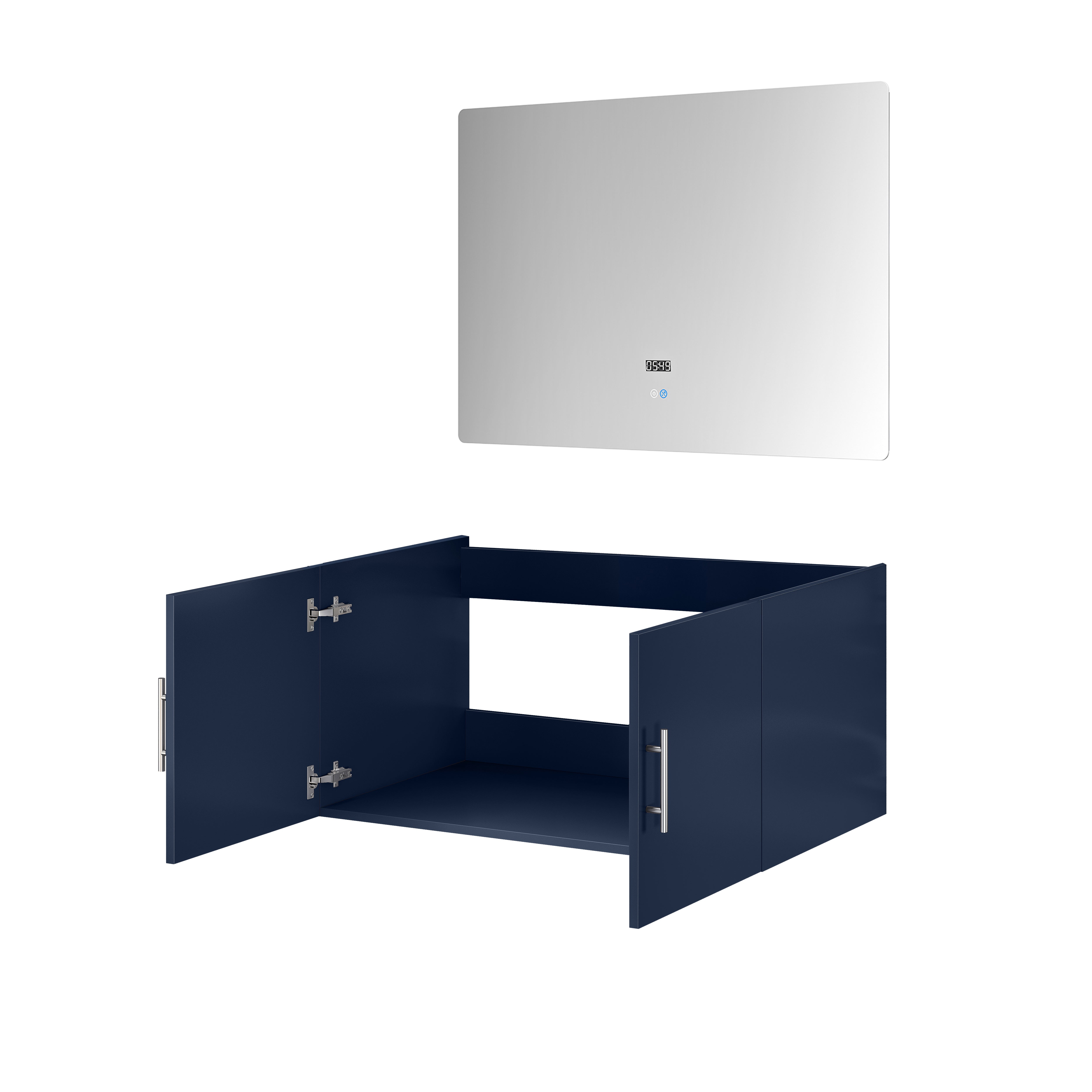 Geneva 36 in. W x 22 in. D Navy Blue Bath Vanity