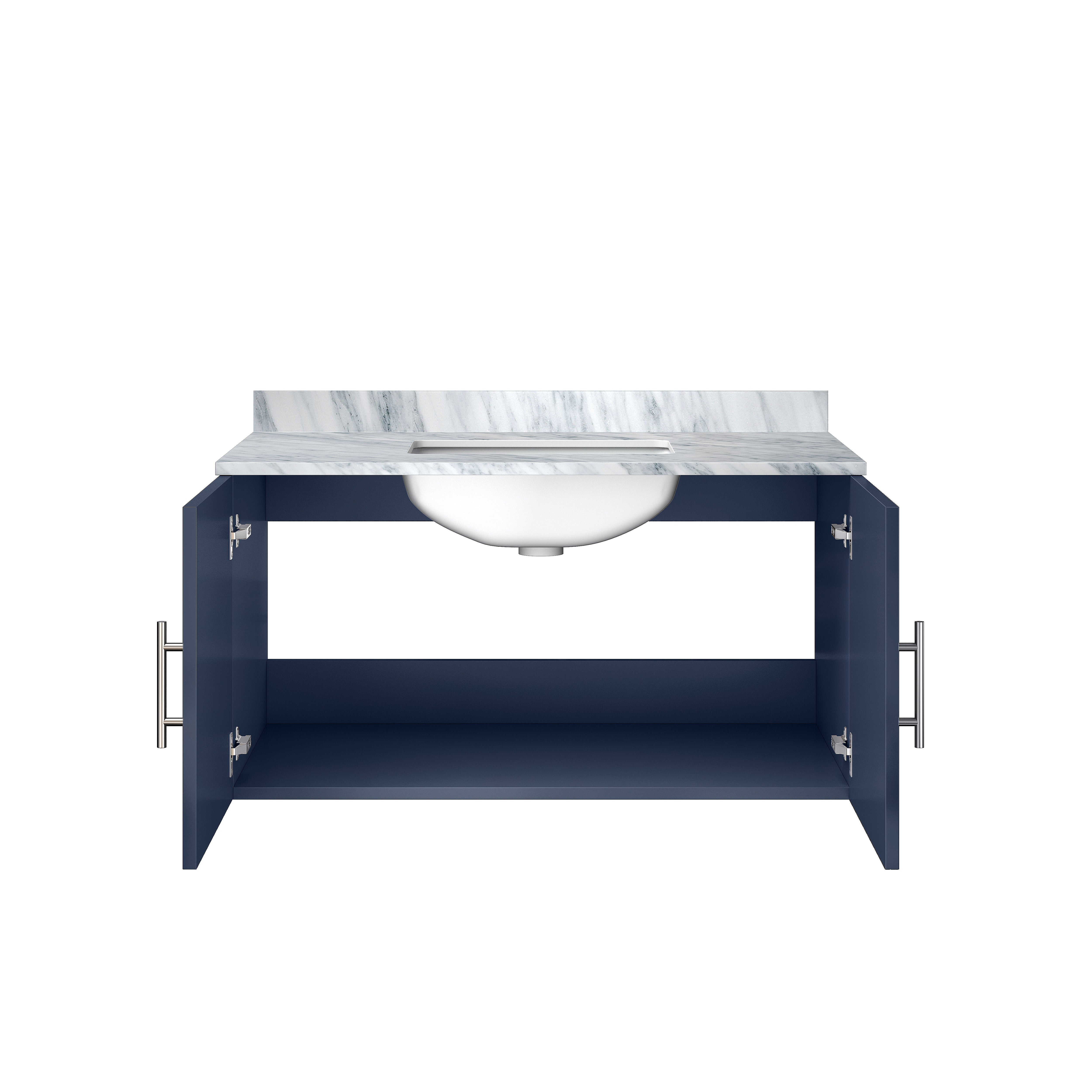 Geneva 36 in. W x 22 in. D Navy Blue Bath Vanity