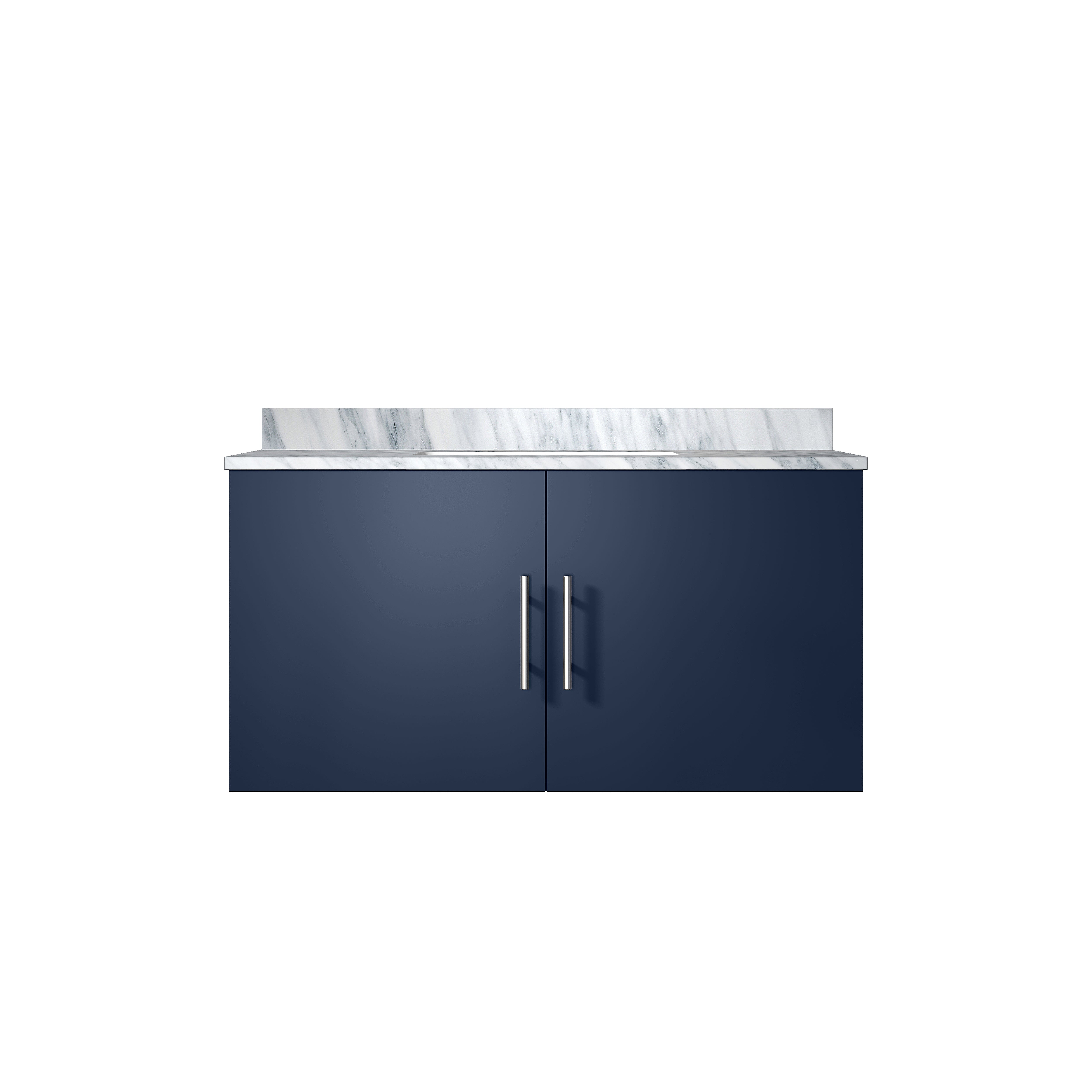 Geneva 36 in. W x 22 in. D Navy Blue Bath Vanity