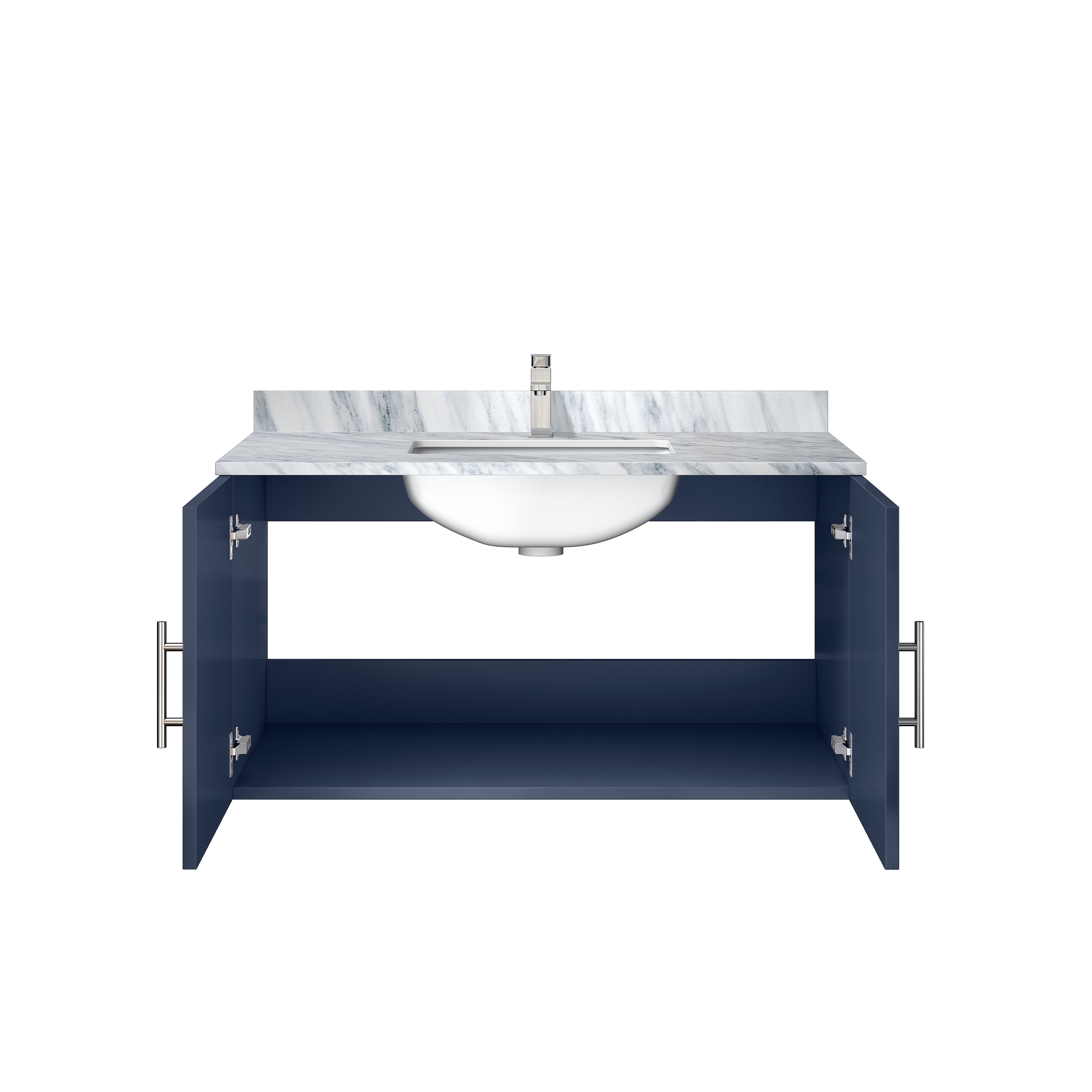 Geneva 36 in. W x 22 in. D Navy Blue Bath Vanity