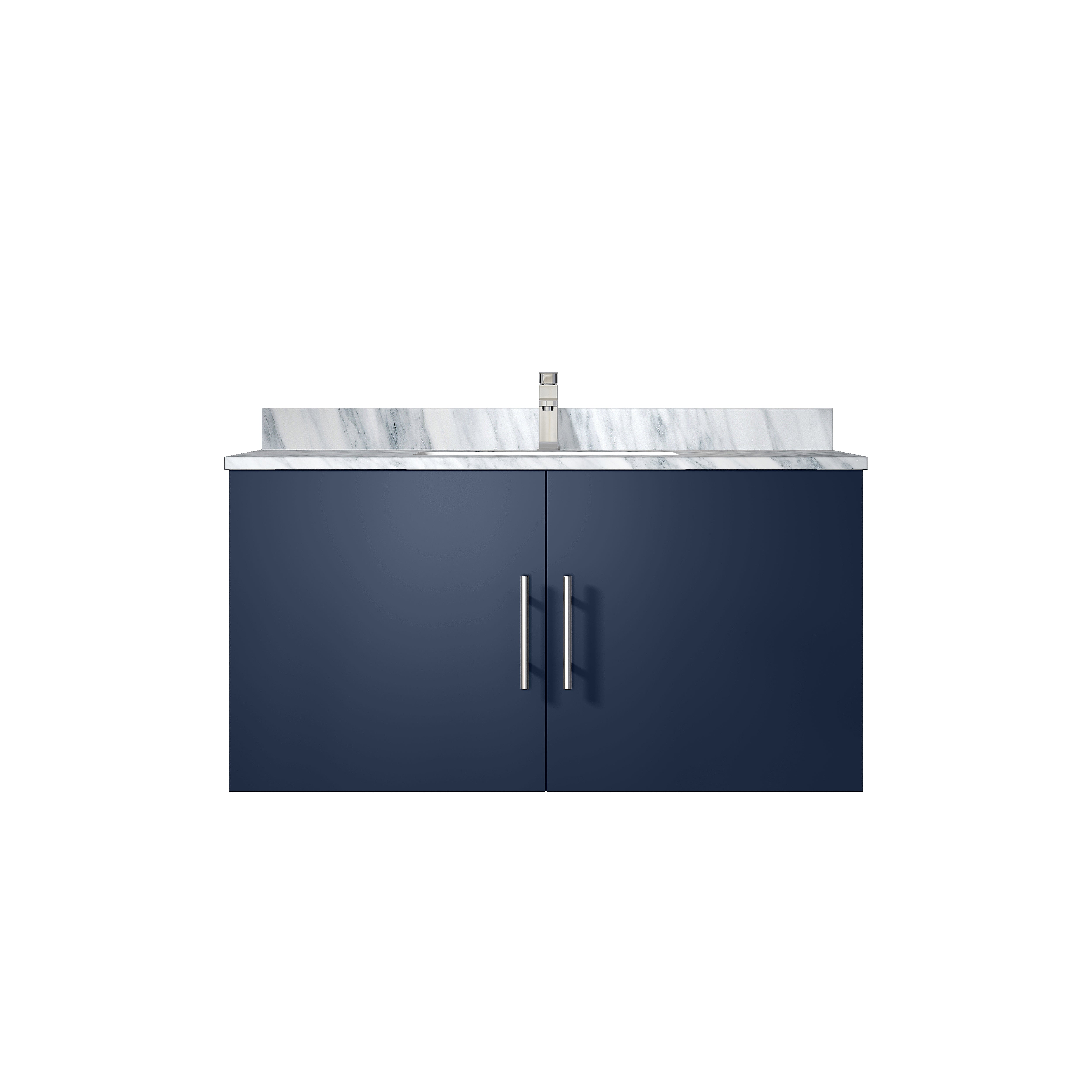 Geneva 36 in. W x 22 in. D Navy Blue Bath Vanity