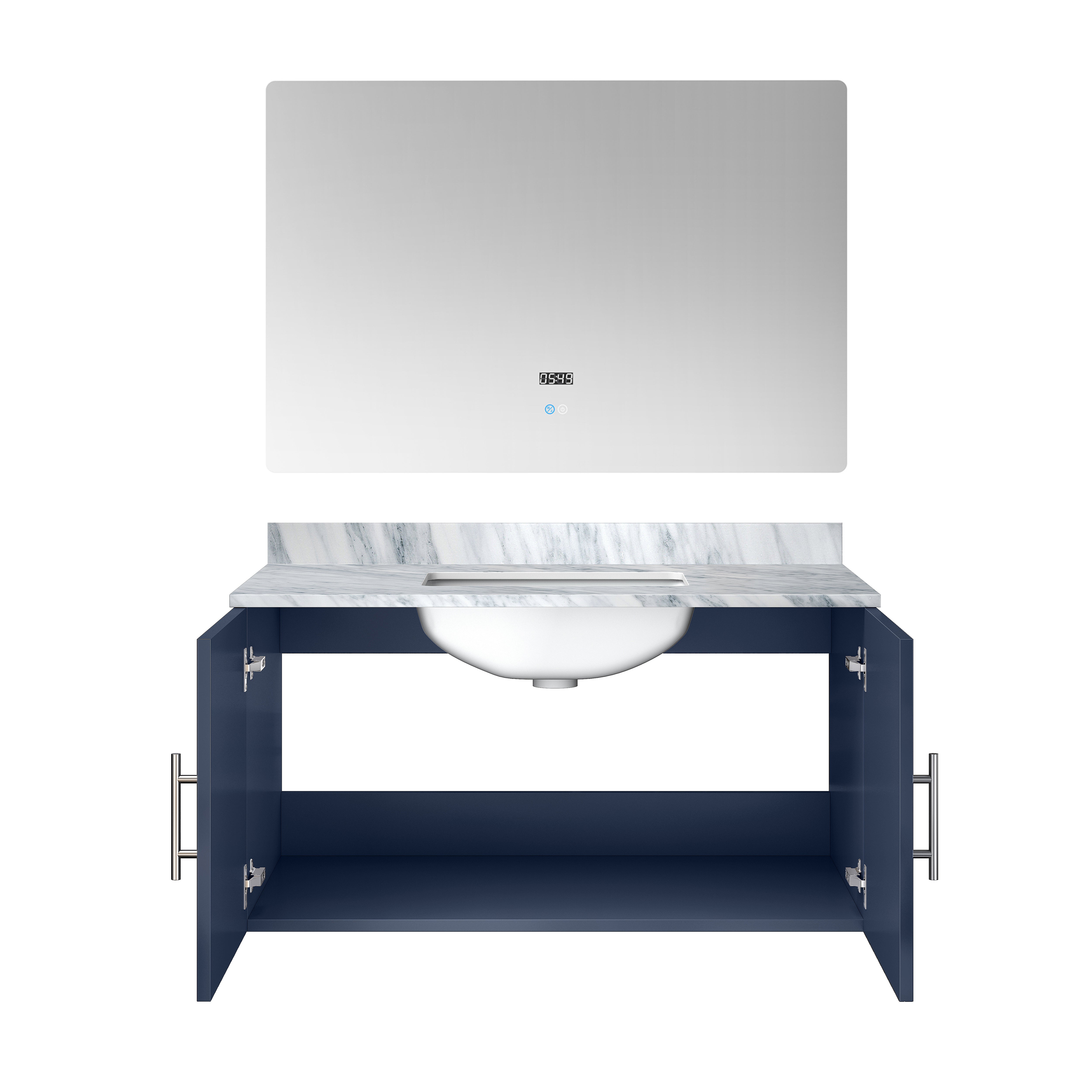 Geneva 36 in. W x 22 in. D Navy Blue Bath Vanity