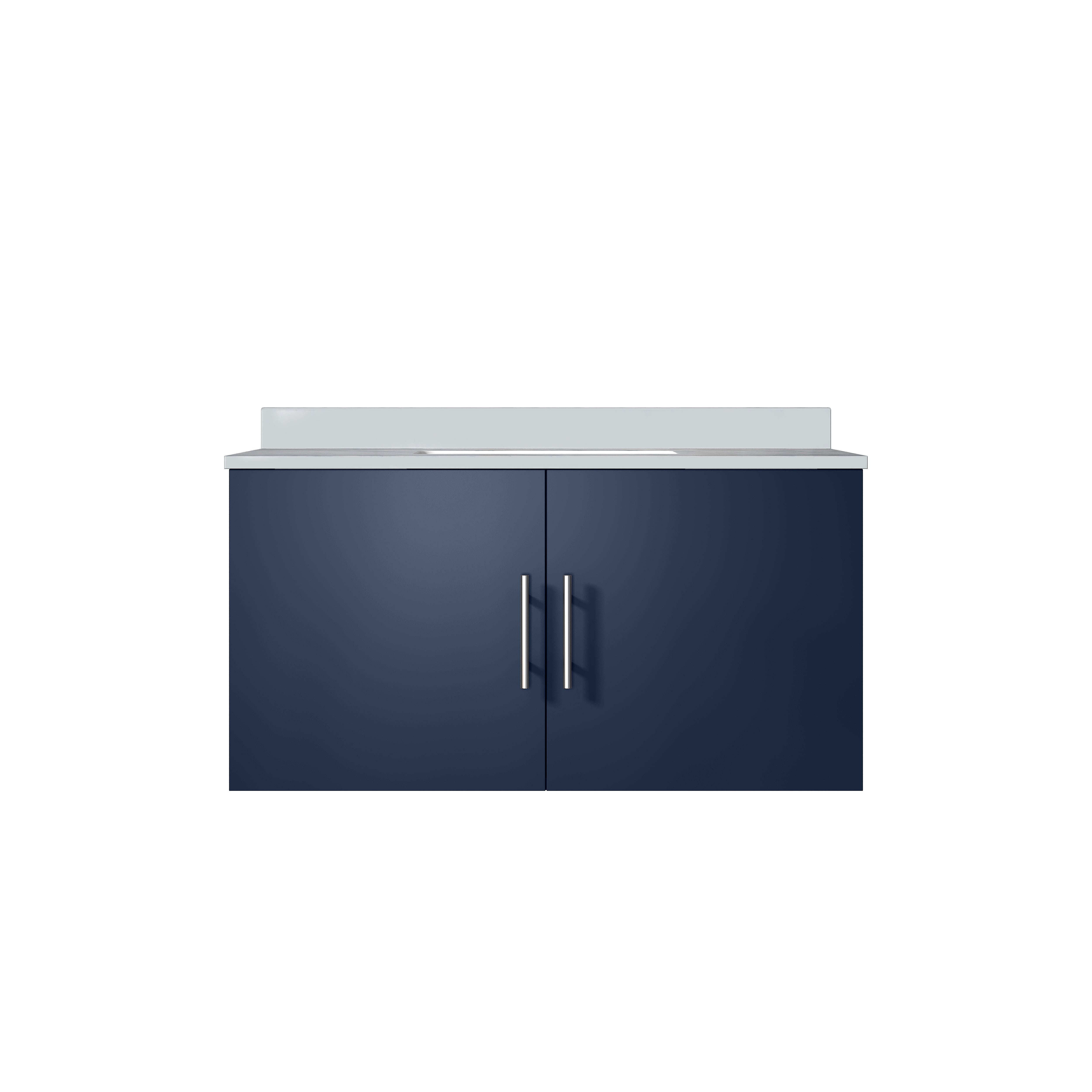 Geneva 36 in. W x 22 in. D Navy Blue Bath Vanity