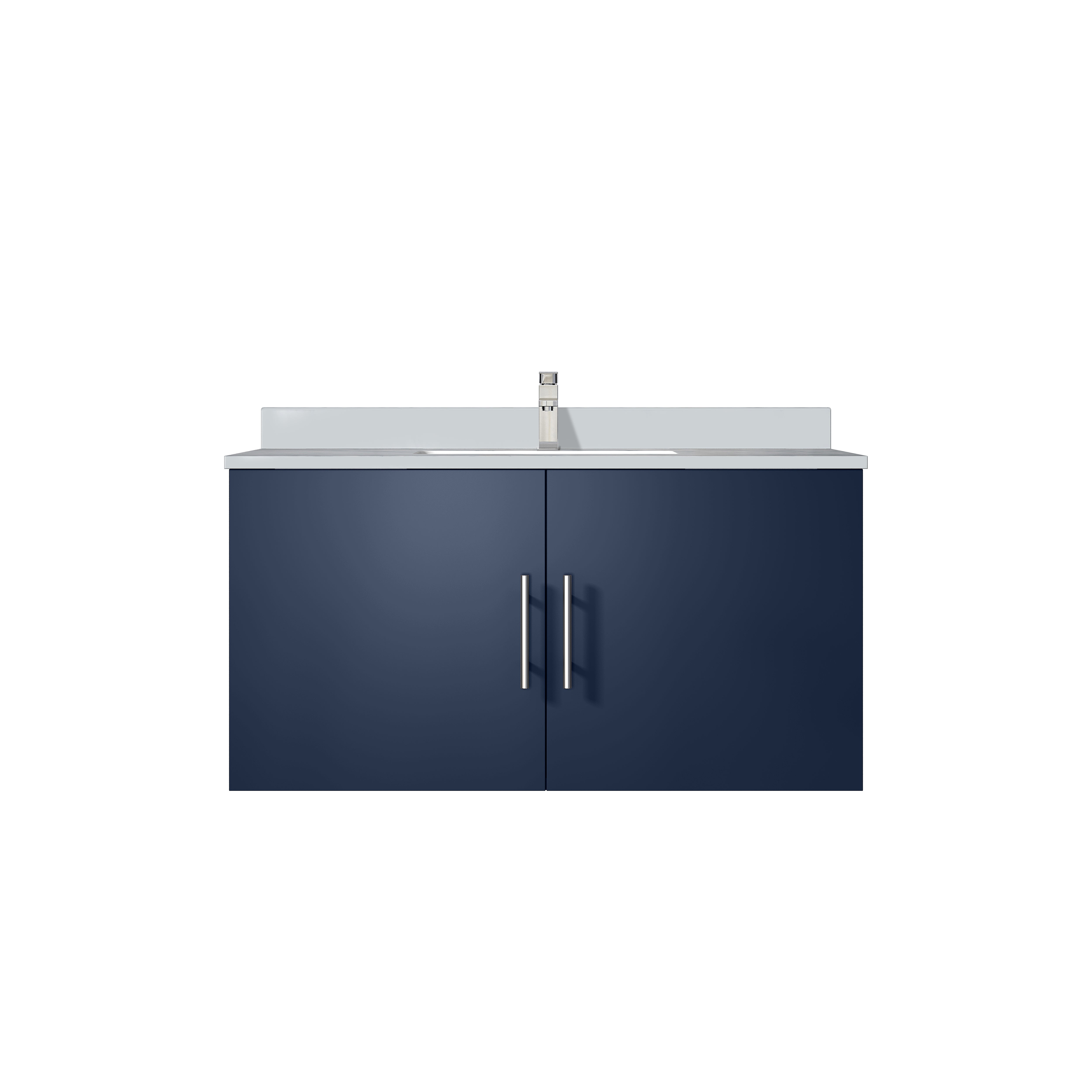 Geneva 36 in. W x 22 in. D Navy Blue Bath Vanity
