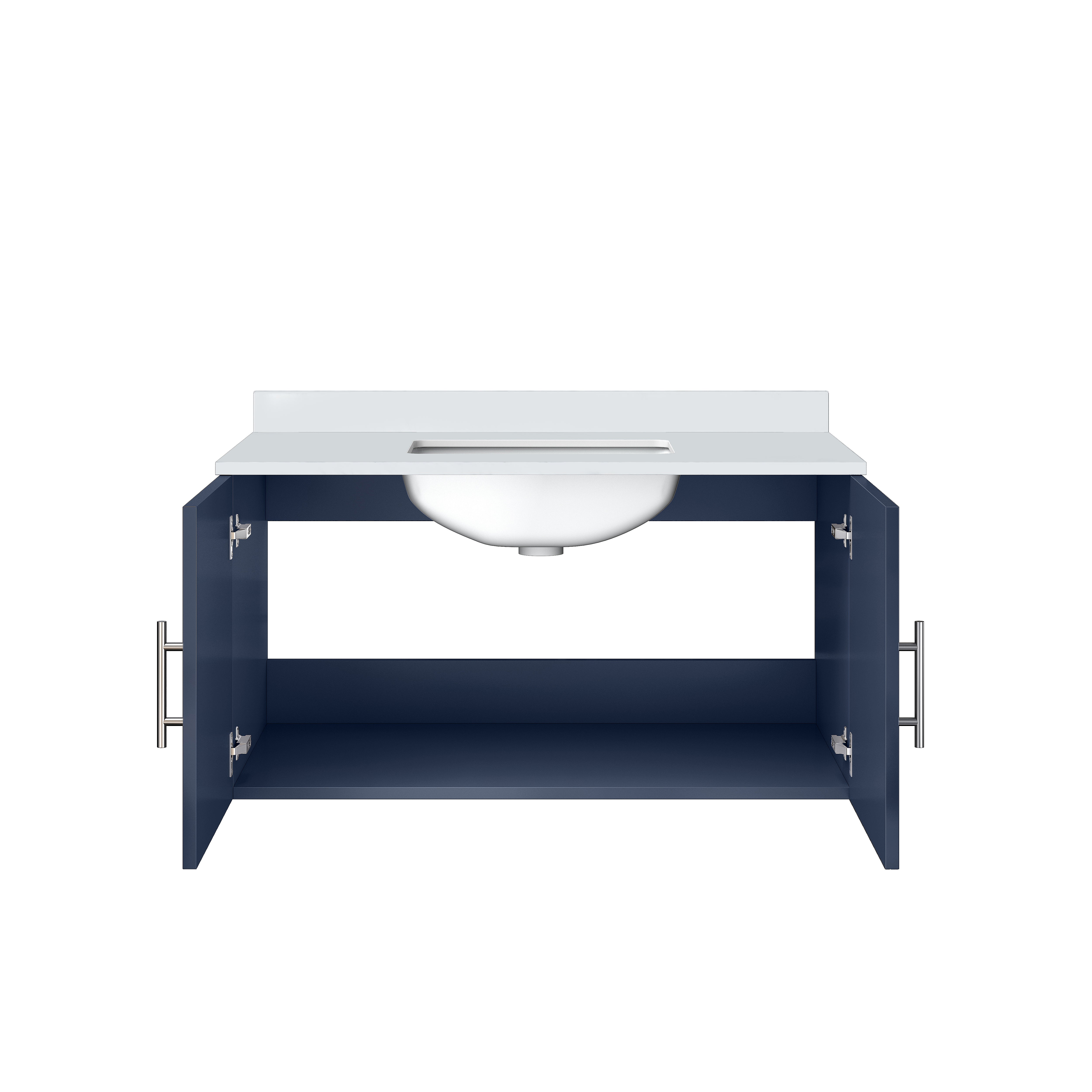 Geneva 36 in. W x 22 in. D Navy Blue Bath Vanity