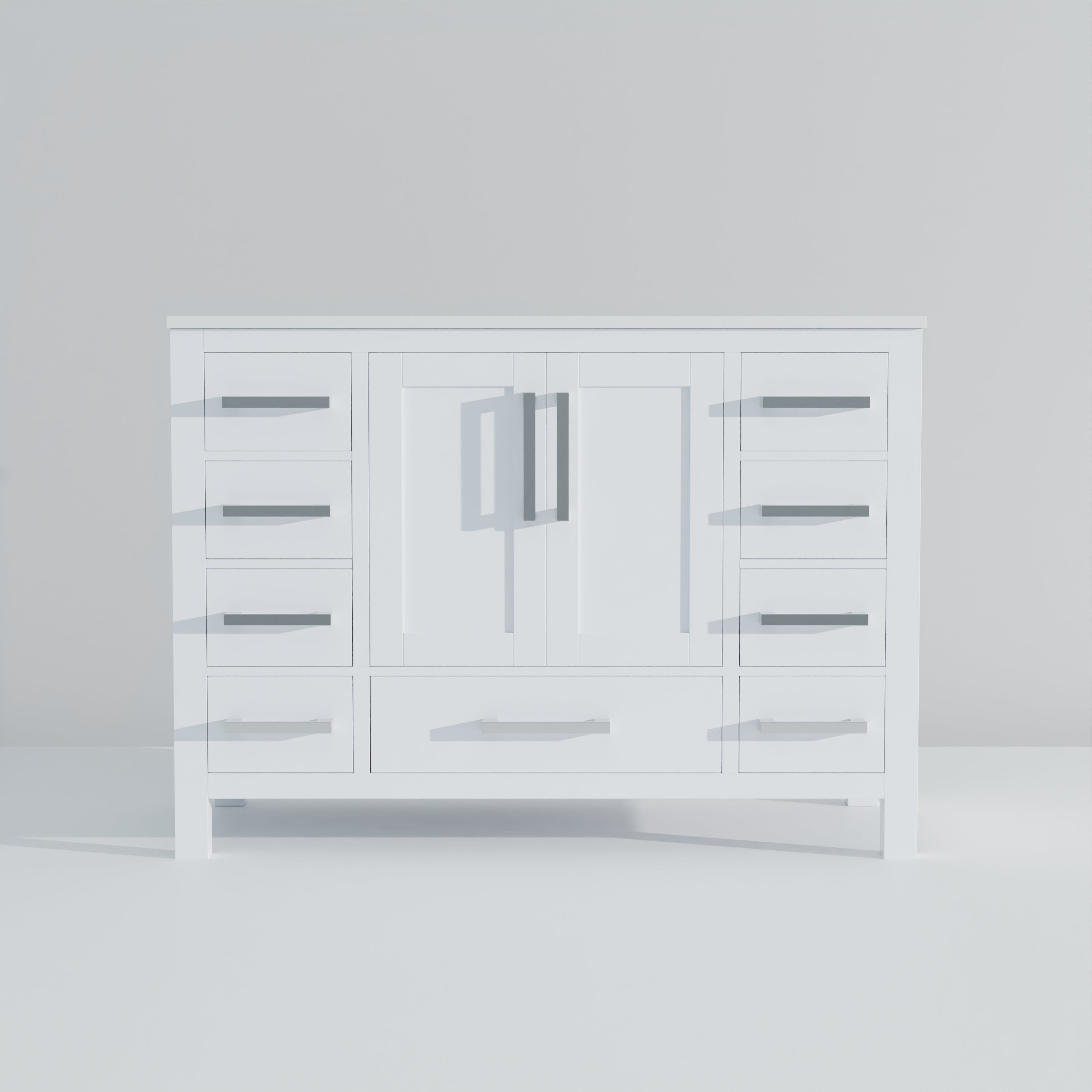 Jacques 48 in. W x 22 in. D White Bath Vanity