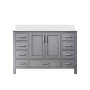 Jacques 48 in. W x 22 in. D Distressed Grey Bath Vanity and Cultured Marble Top