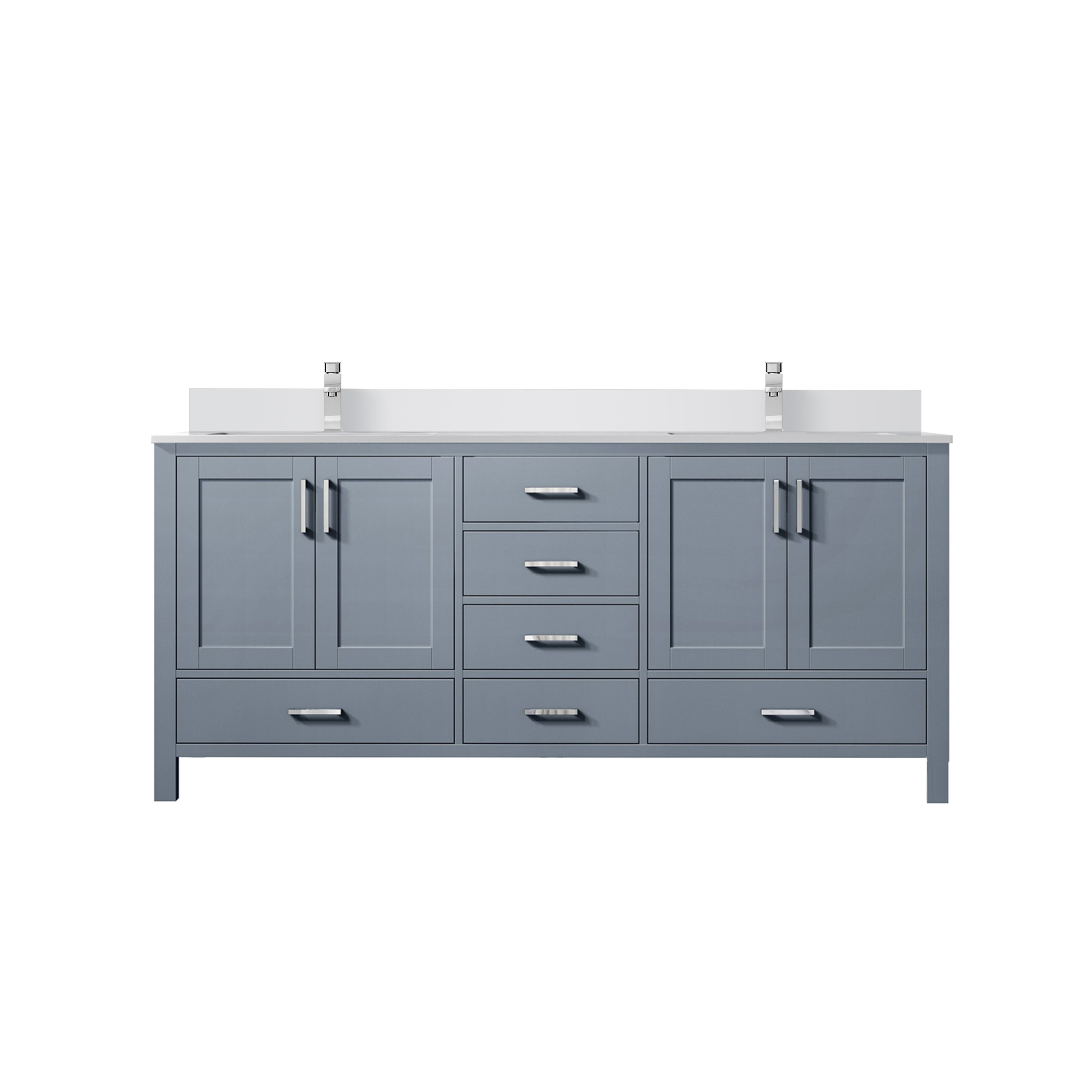 Jacques 60 in. W x 22 in. D Dark Grey Bath Vanity
