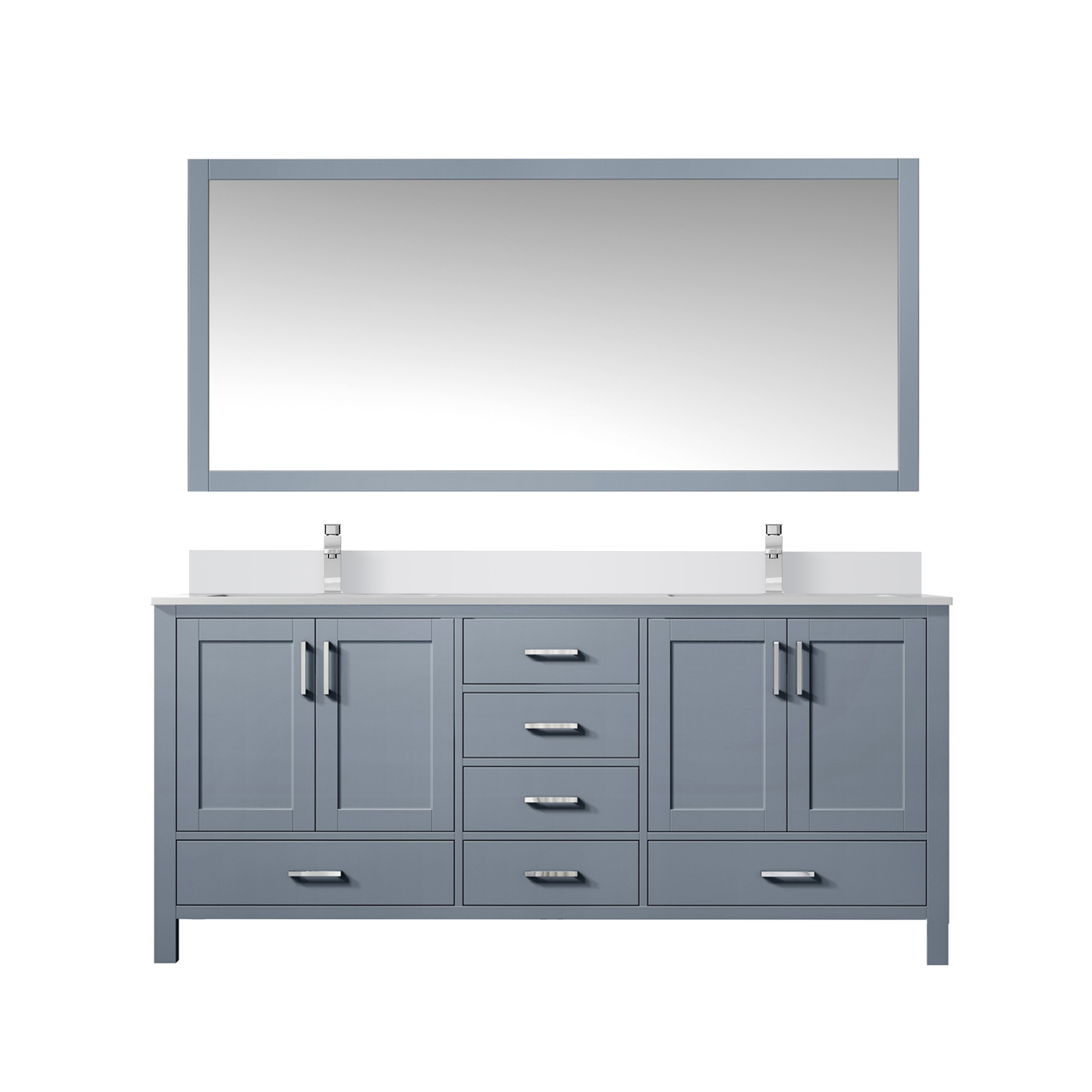 Jacques 60 in. W x 22 in. D Dark Grey Bath Vanity