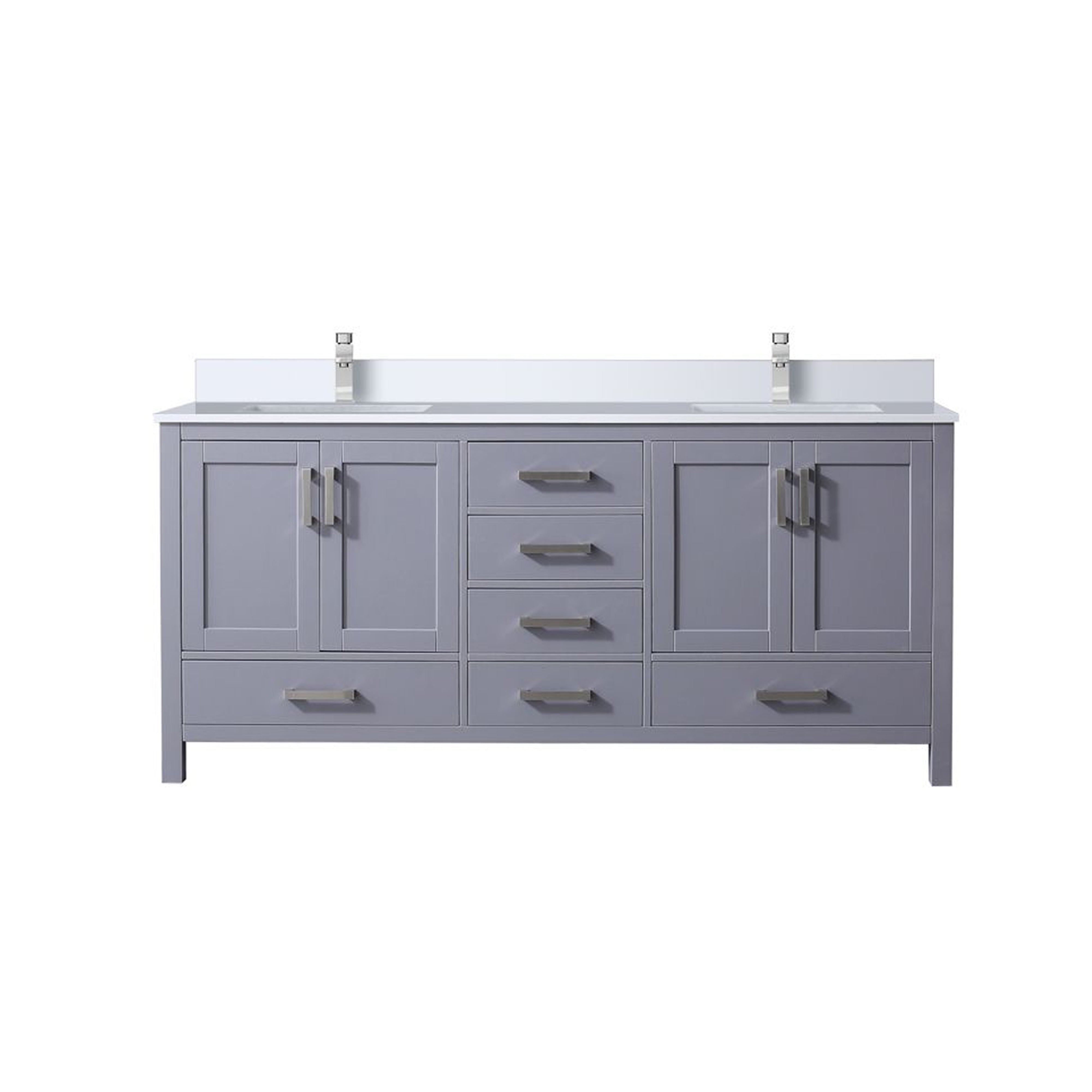 Jacques 72 in. W x 22 in. D Dark Grey Bath Vanity