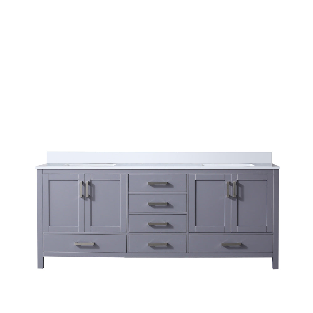 Jacques 80 in. W x 22 in. D Dark Grey Bath Vanity