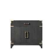 Laurel 36 in W x 22 in D Black Oak Single Bath Vanity