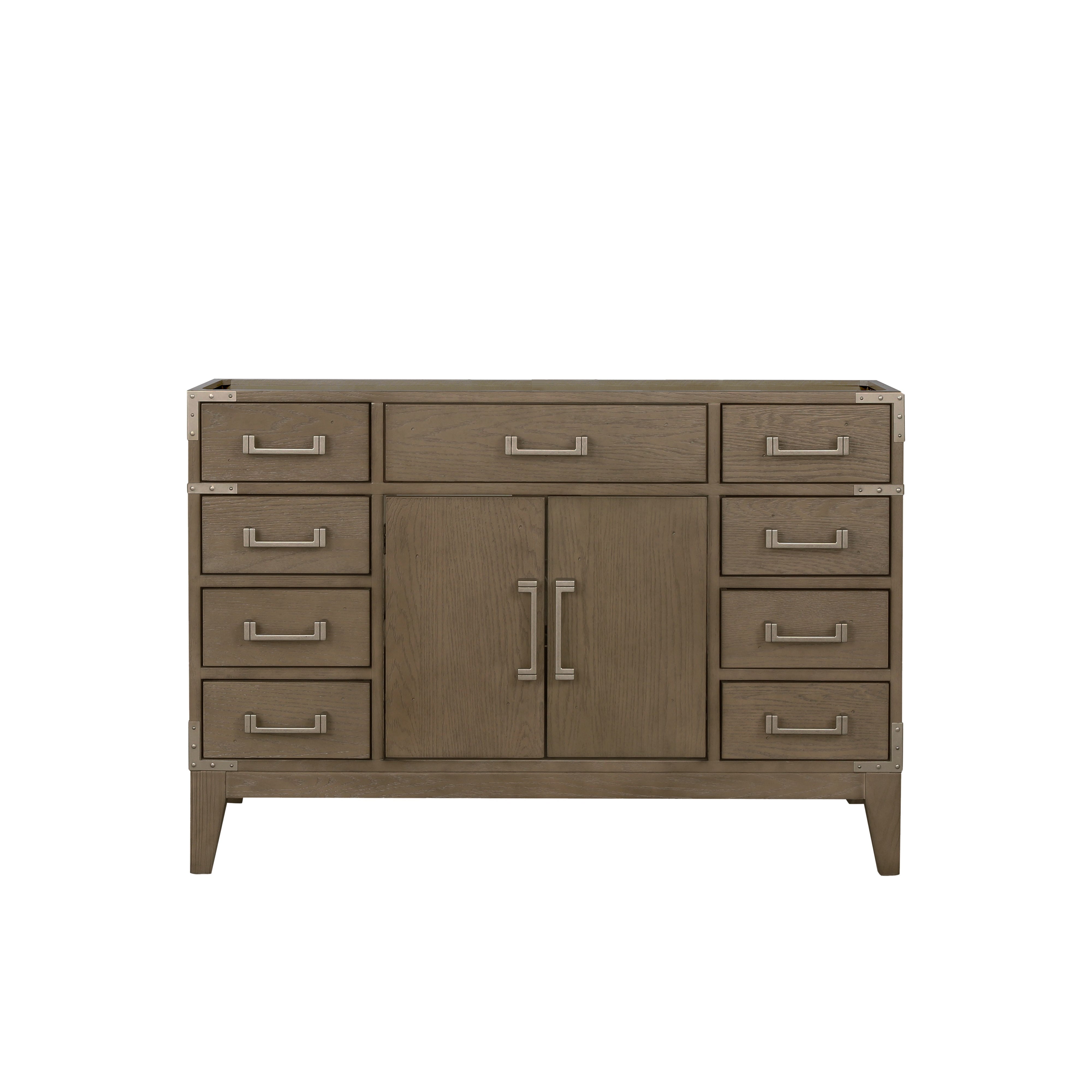Laurel 48 in W x 22 in D Grey Oak Single Bath Vanity