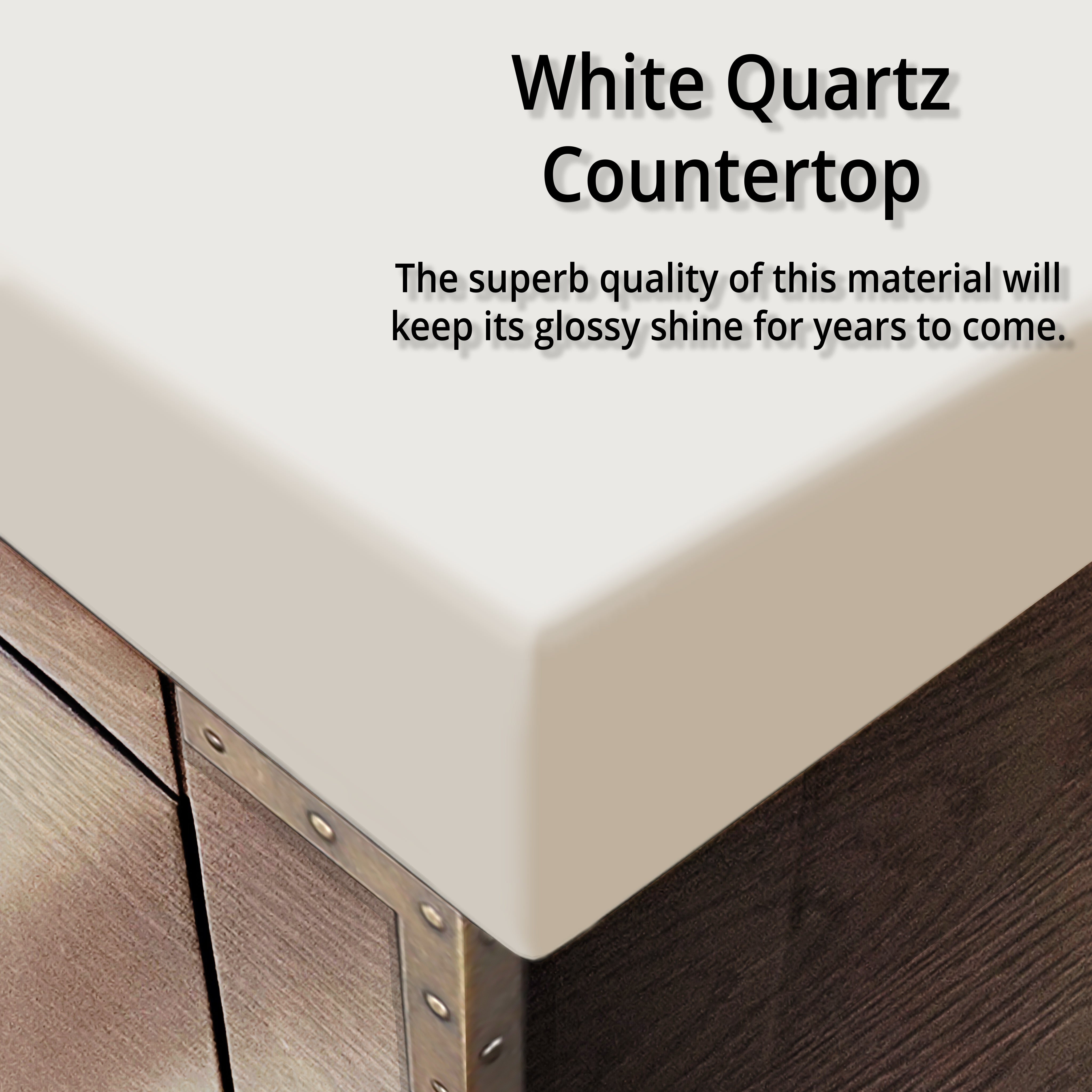 Laurel 48 in W x 22 in D Grey Oak Single Bath Vanity