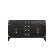 Laurel 60 in W x 22 in D Black Oak Double Bath Vanity