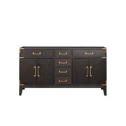 Laurel 60 in W x 22 in D Brown Oak Double Bath Vanity