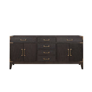 Laurel 72 in W x 22 in D Brown Oak Double Bath Vanity