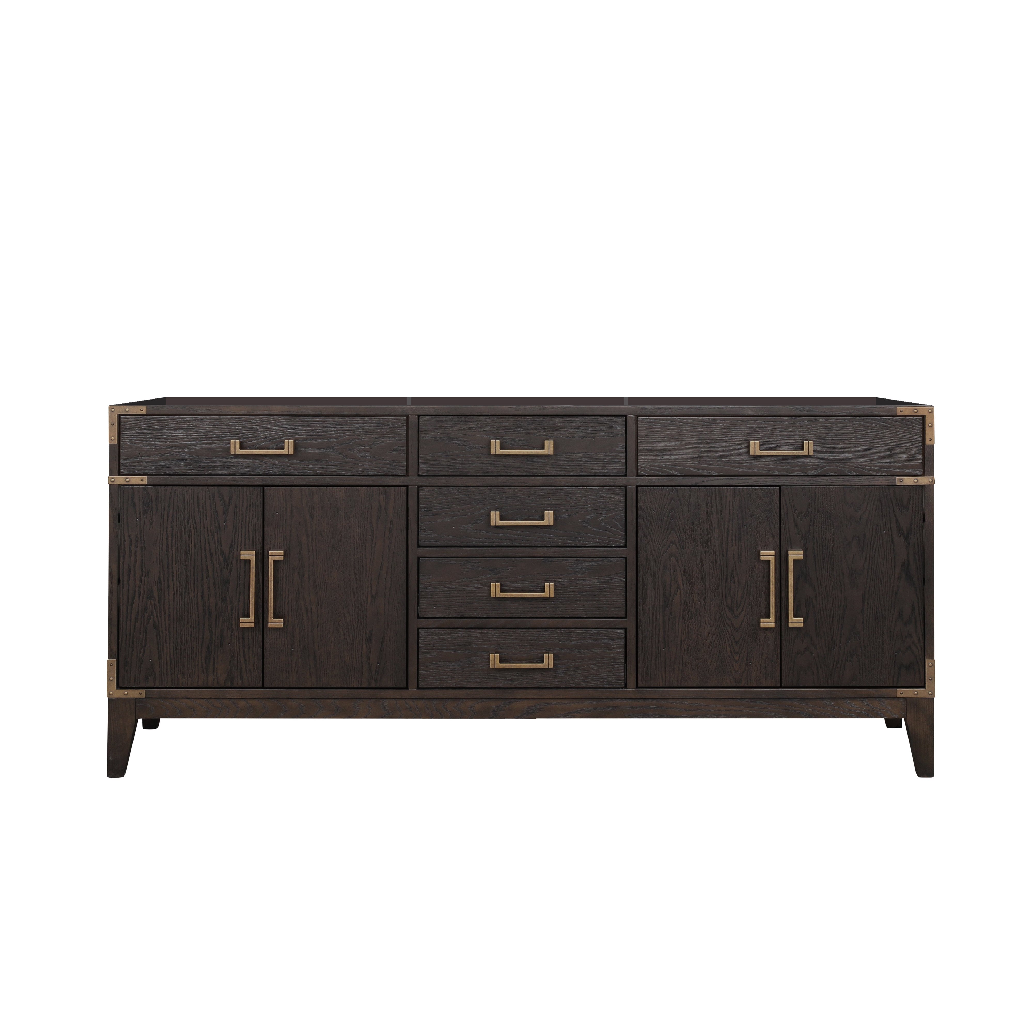 Laurel 72 in W x 22 in D Brown Oak Double Bath Vanity